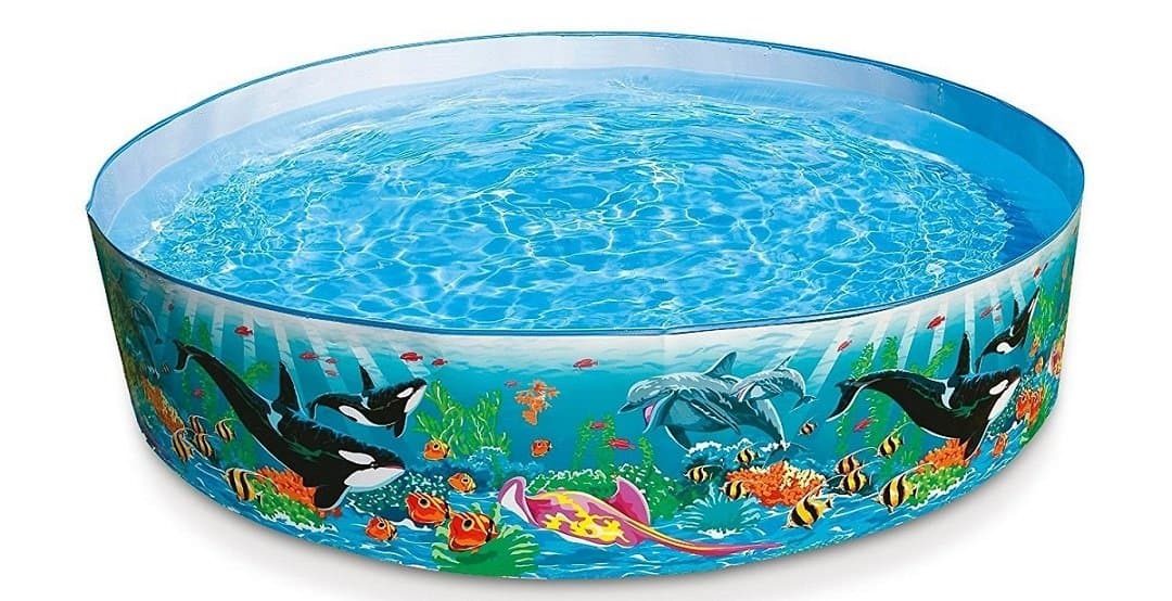 KT BROTHERS Kids PVC Petit Toy Swimming Pool, 5ft (Multicolour)