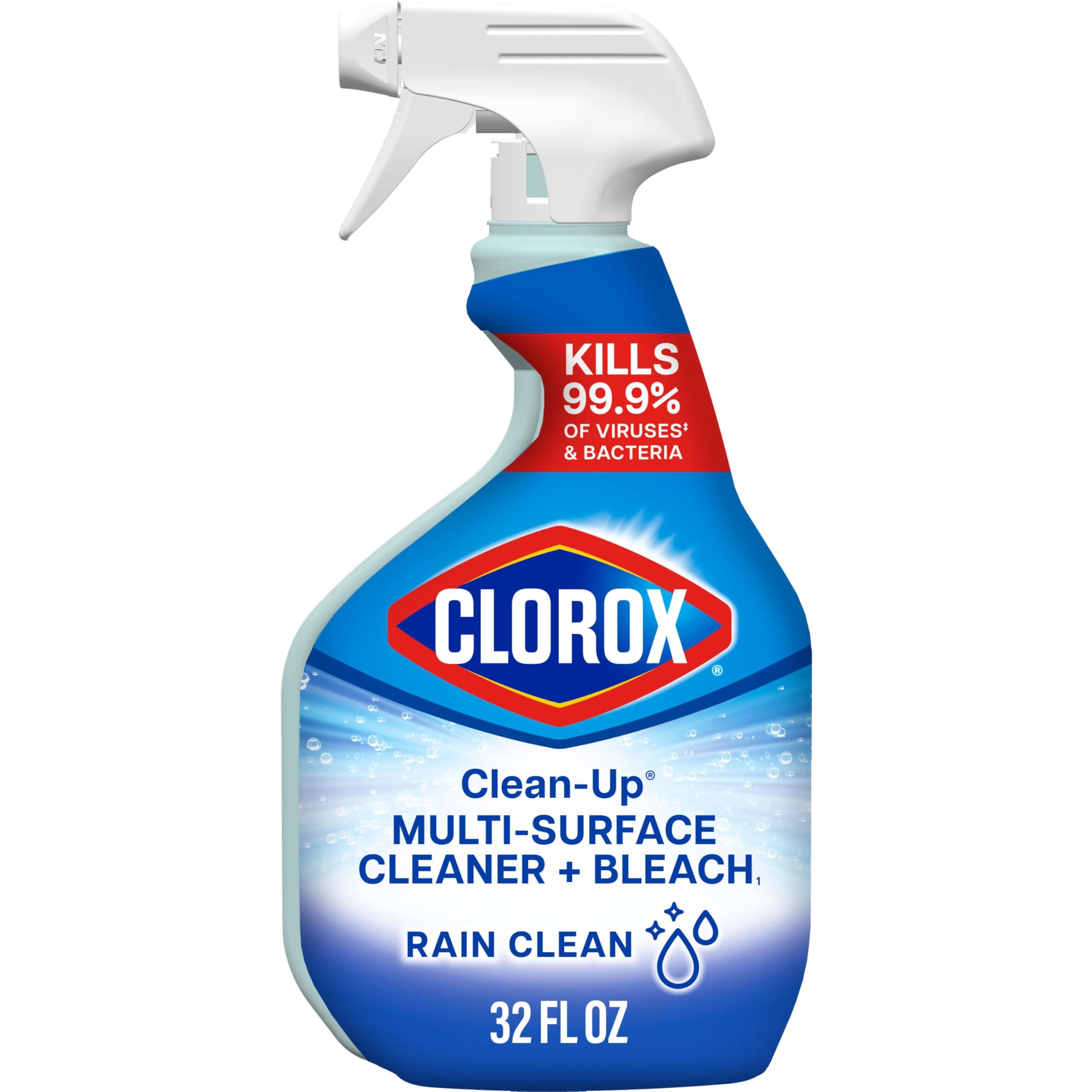 Clean-Up Multi-Surface Cleaner with Bleach, Rain Clean, Spray, 32 Fl Oz (Package May Vary)