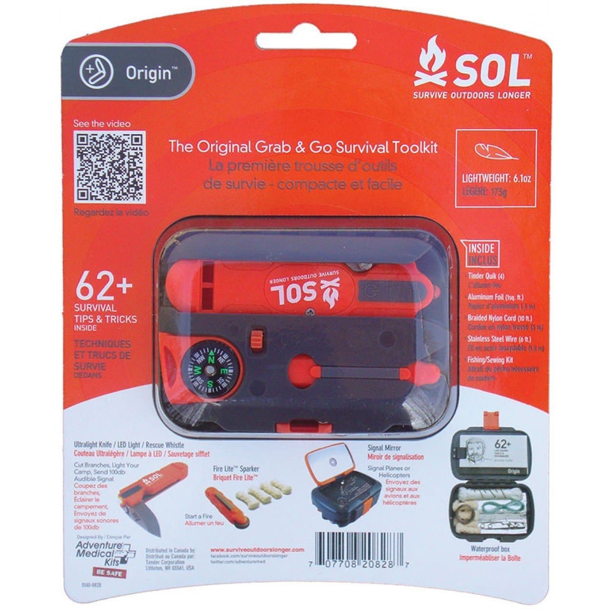 AMK S.O.L Origin Survival Kit One Color One Size