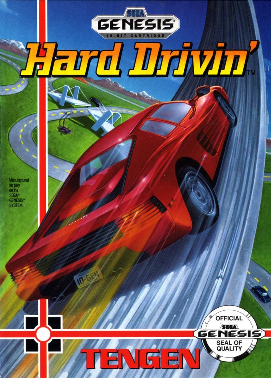 Hard Drivin' - Sega Genesis