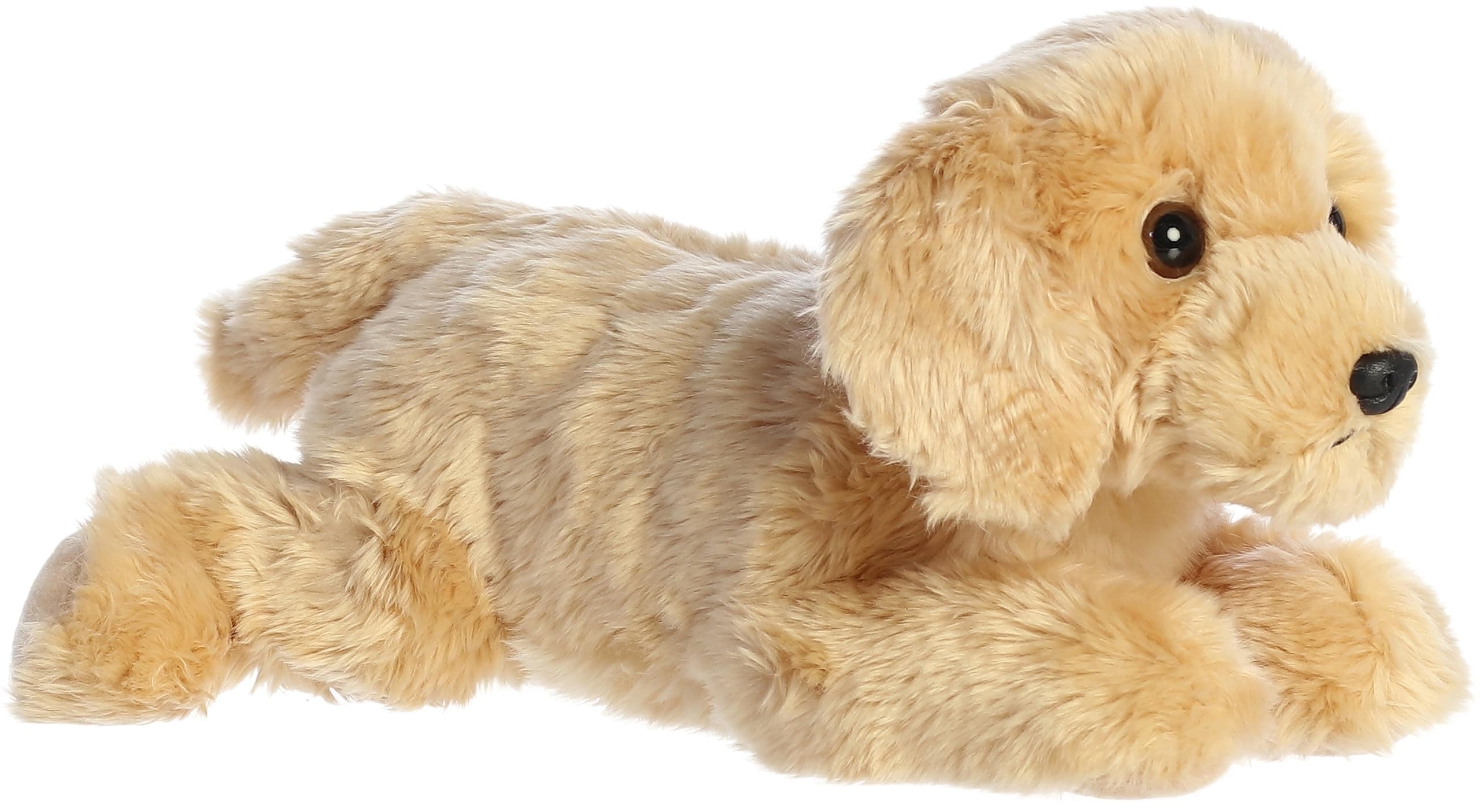 Aurora World Inc. Flopsie Plush Goldie Labrador Dog, 12",Multicolor
