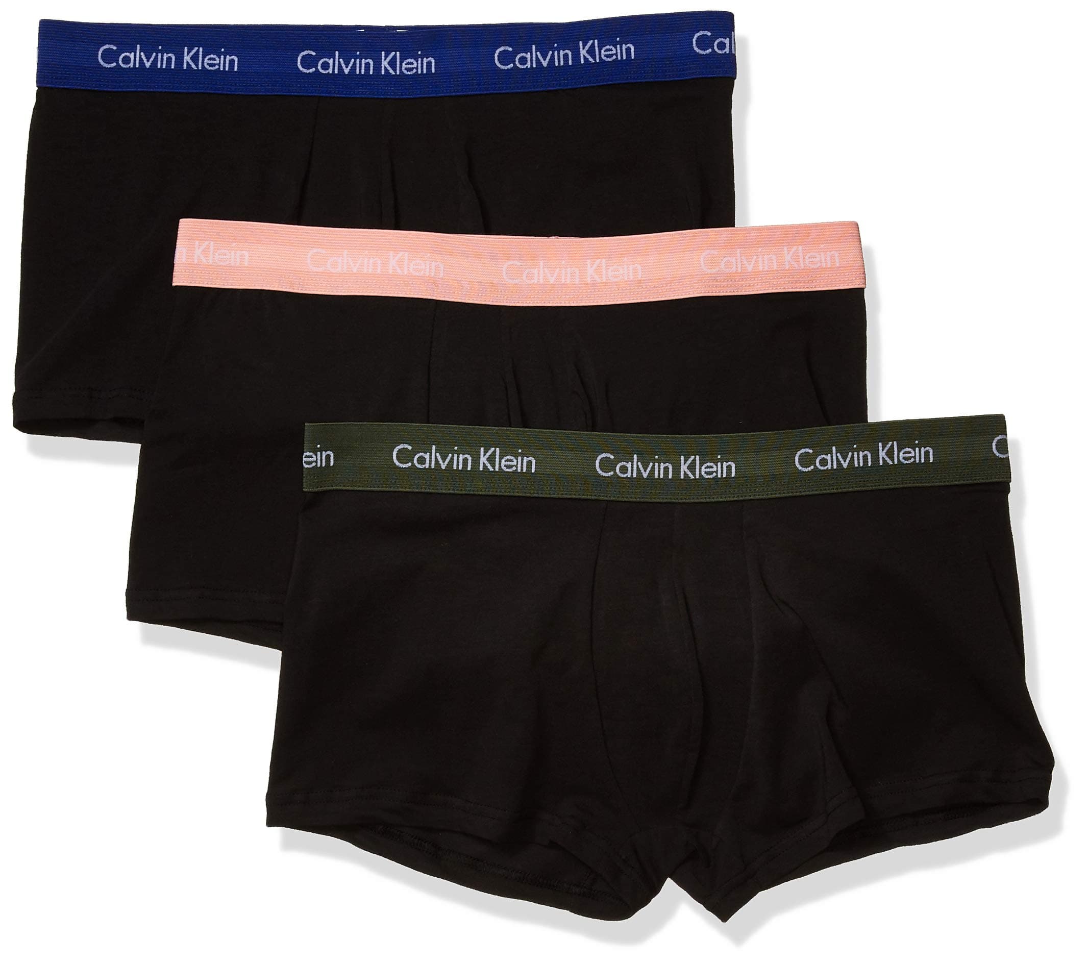 Calvin Klein Men's Cotton Stretch Low-Rise Trunks