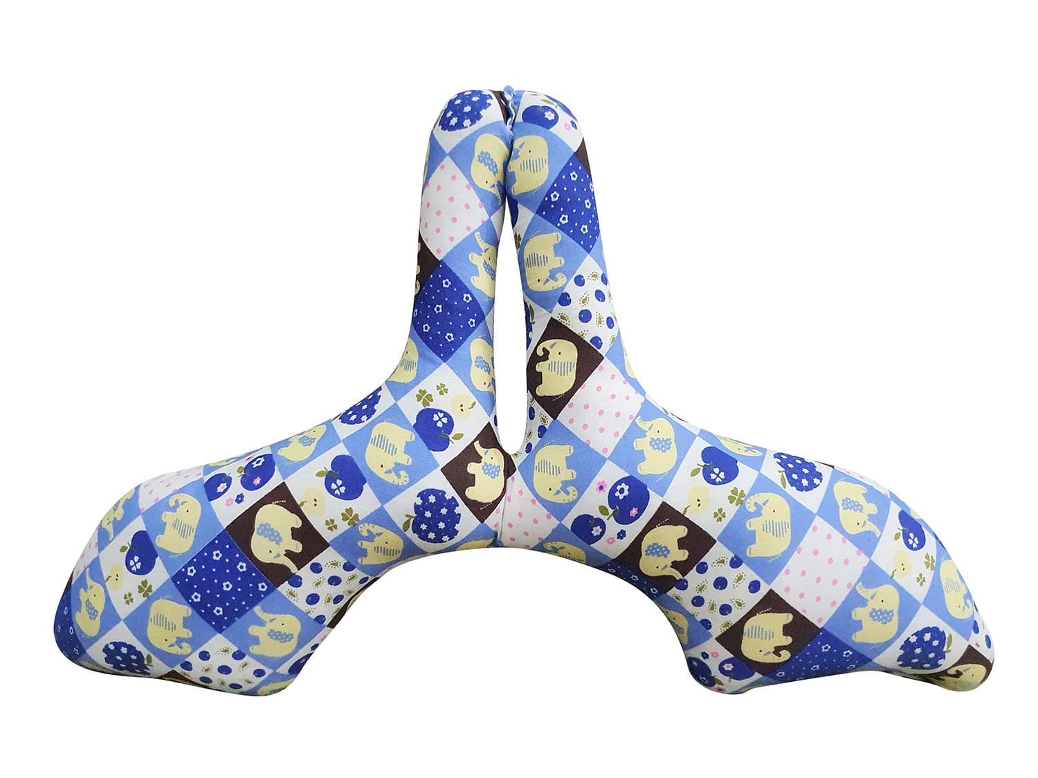 Baby Bottle Holder While Milk (Elephant on Checker Pattern)