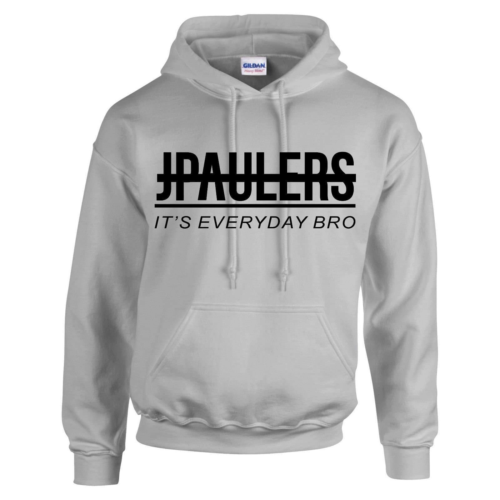 JPAULERS It's Everyday Bro Hoodie Hood Youtuber Jake Paul Kids Teen Age (Kids 9-12, Grey)
