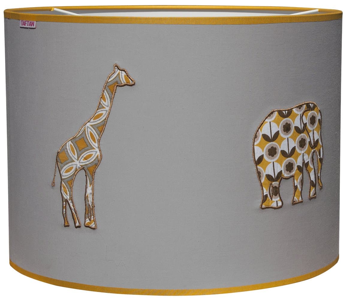 Taftan Hard Shade Lamp, Safari