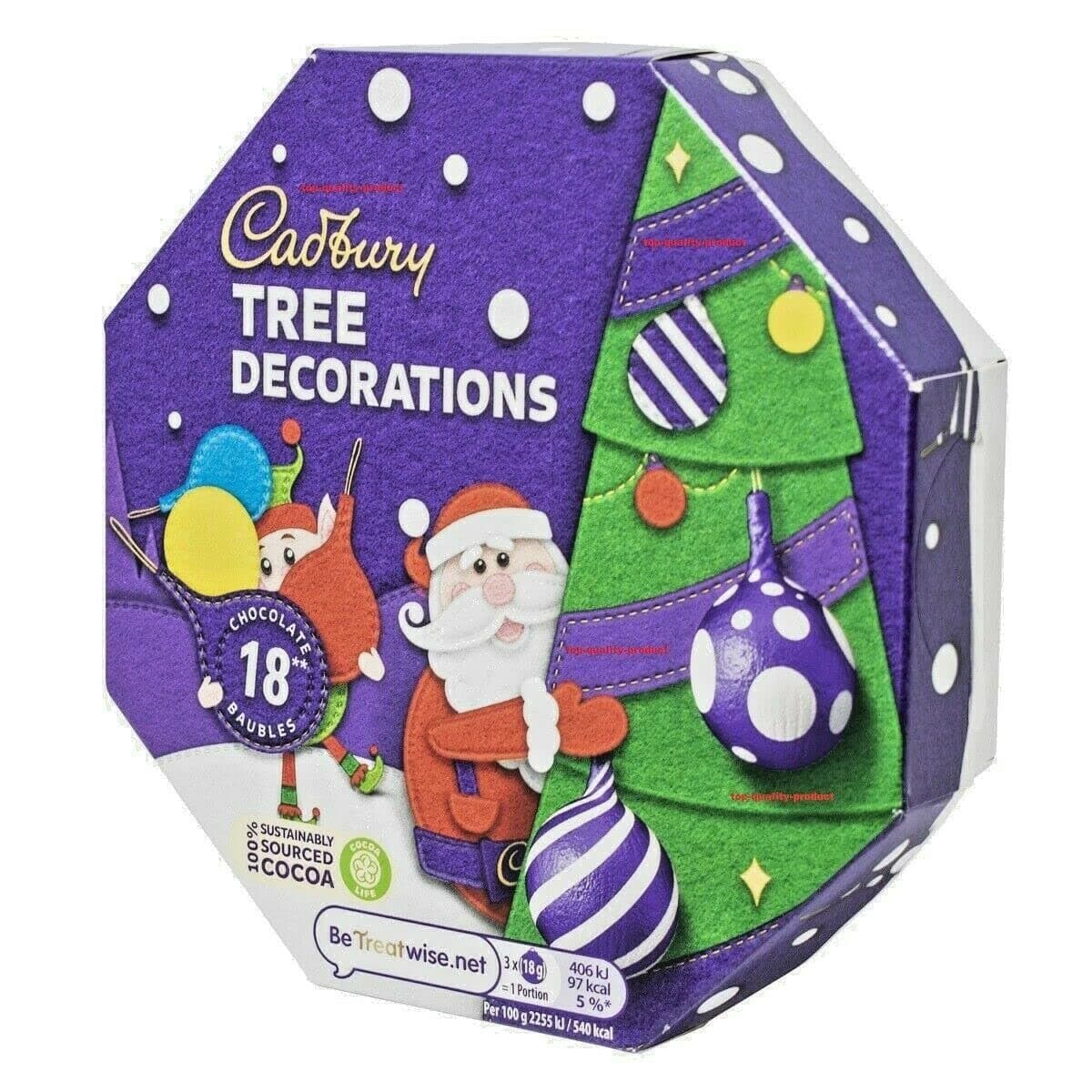 Tree Decorations Milk Chocolate, 83g
