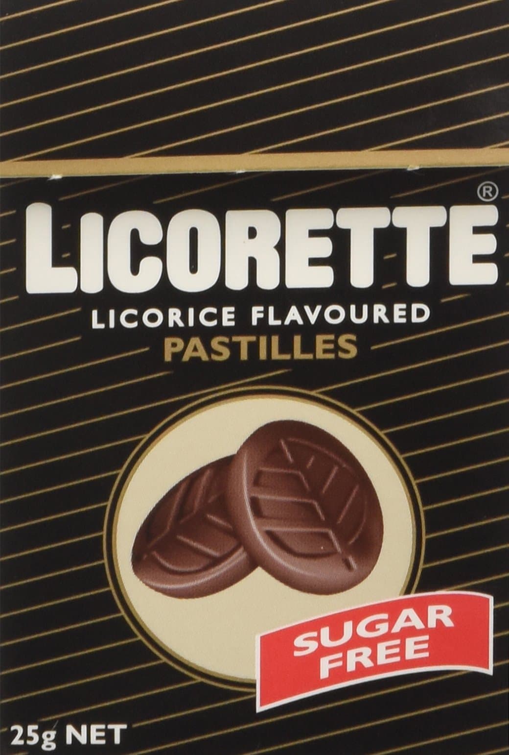 Licorette Licorice Flavored Pastilles | Sugar Free | Daprano & Co | (Pack of 18) Direct From Australia 0.88 oz. Boxes