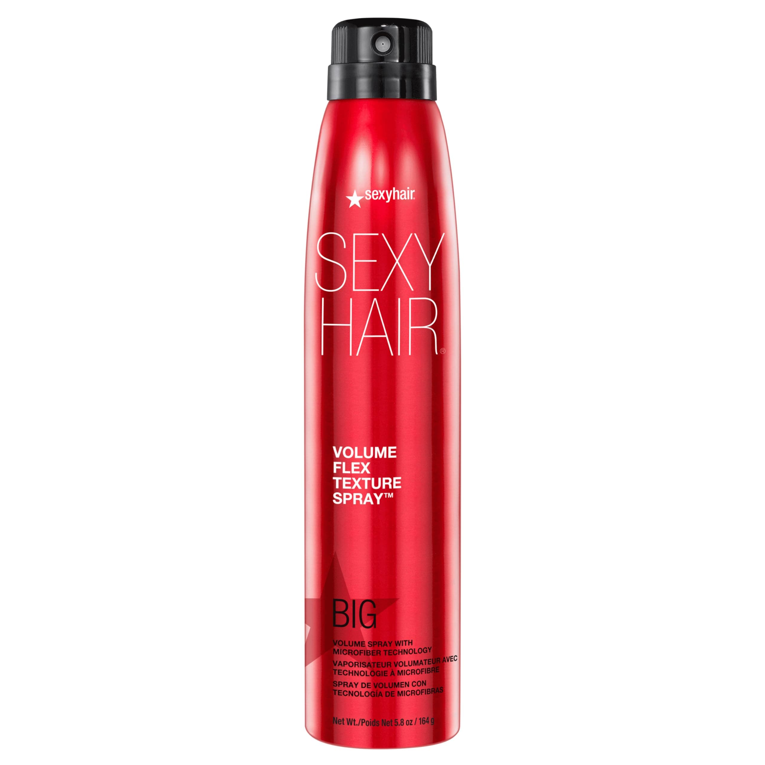 SexyHair Big Volume Flex Texture Spray with Microfiber Technology | Builds Flexible Fullness | Provides Volume Up to 2x