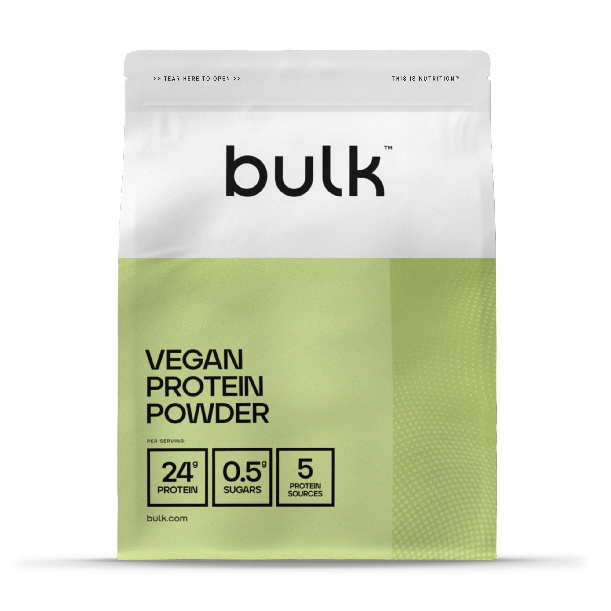 Bulk Vegan Protein Powder, Plant Based Protein Shake, Chocolate Peanut, 1 kg, New & Improved Formula, 28 Servings, Packaging May Vary
