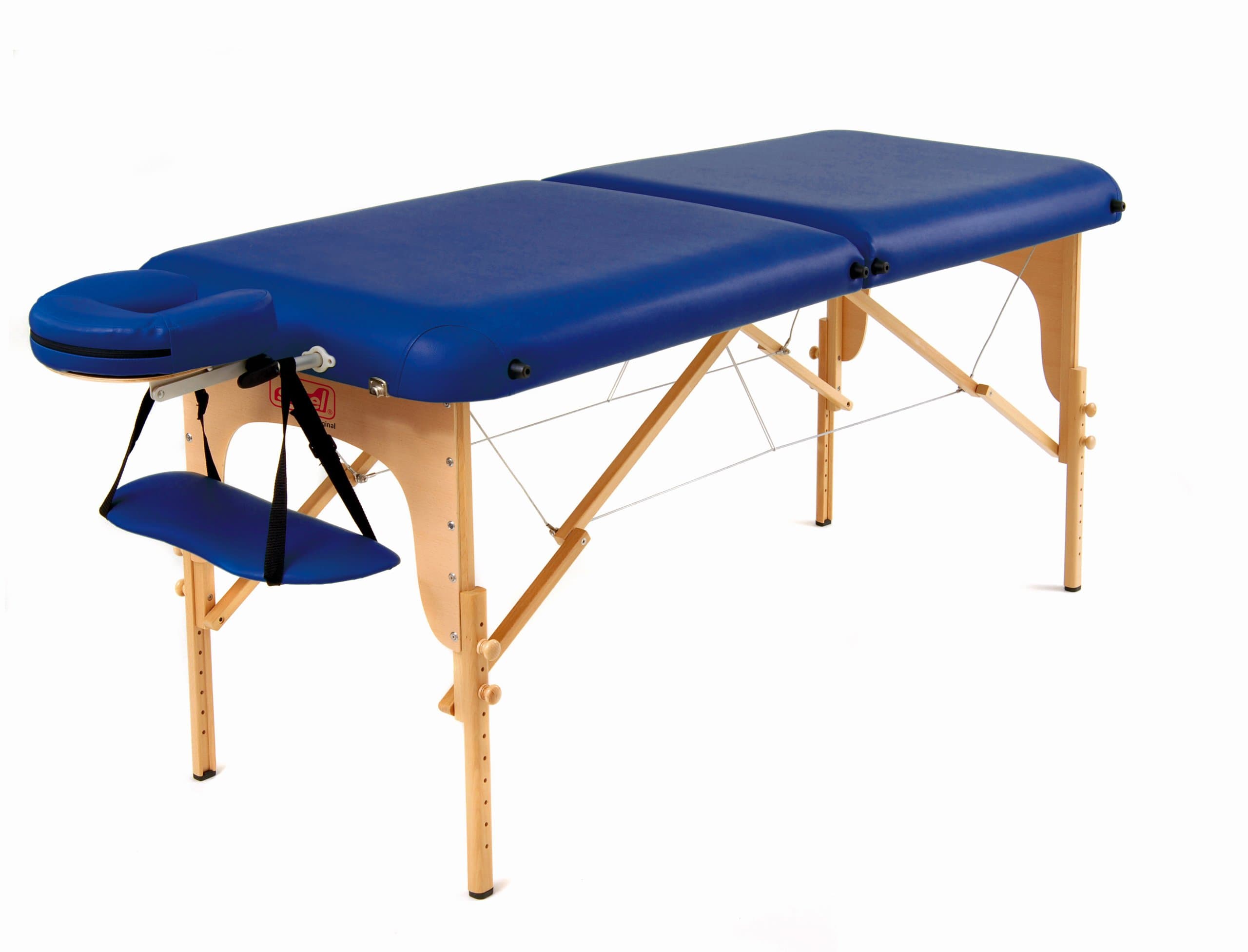ERHARD Sport Sissel Robust Portable Massage Table, blue, including bag