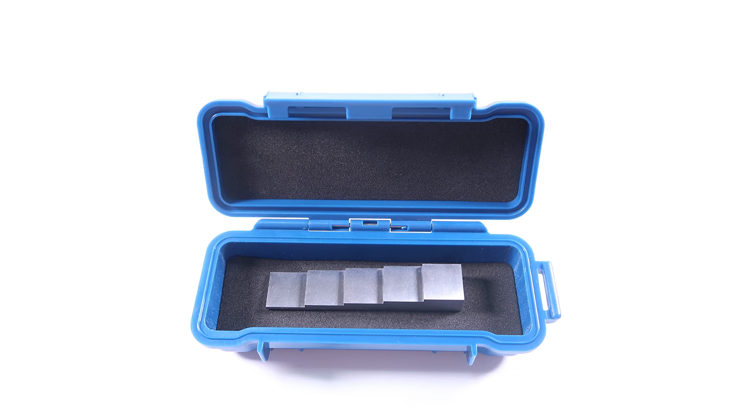 Step Block 1018 Steel Calibration Block for Thickness Gauge 5 Step 0.1"0.2"0.3"0.4"0.5" UT Step Wedge with ABS Carrying case and Certificate