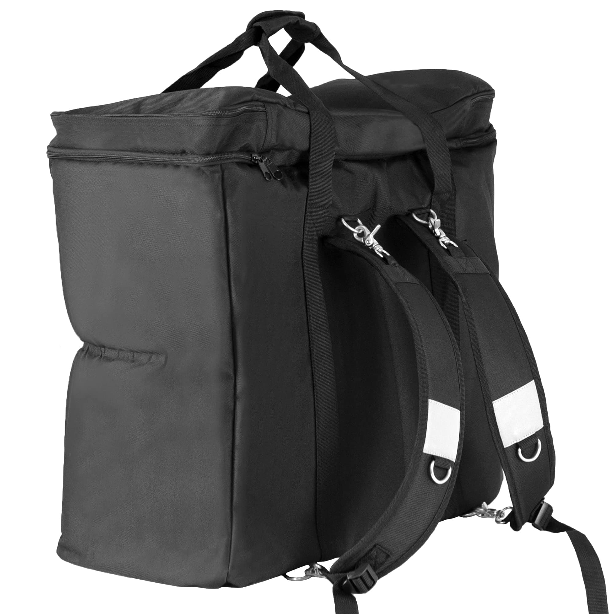 VIVO Desktop PC Travel Bag, Carrying Case for Mid-Sized Computer Tower, CPU Backpack, Accessory Compartment for Keyboard, Cable, and Mouse, Water-Resistant Nylon, Bag Only, Black, CASE-PC01, Black,