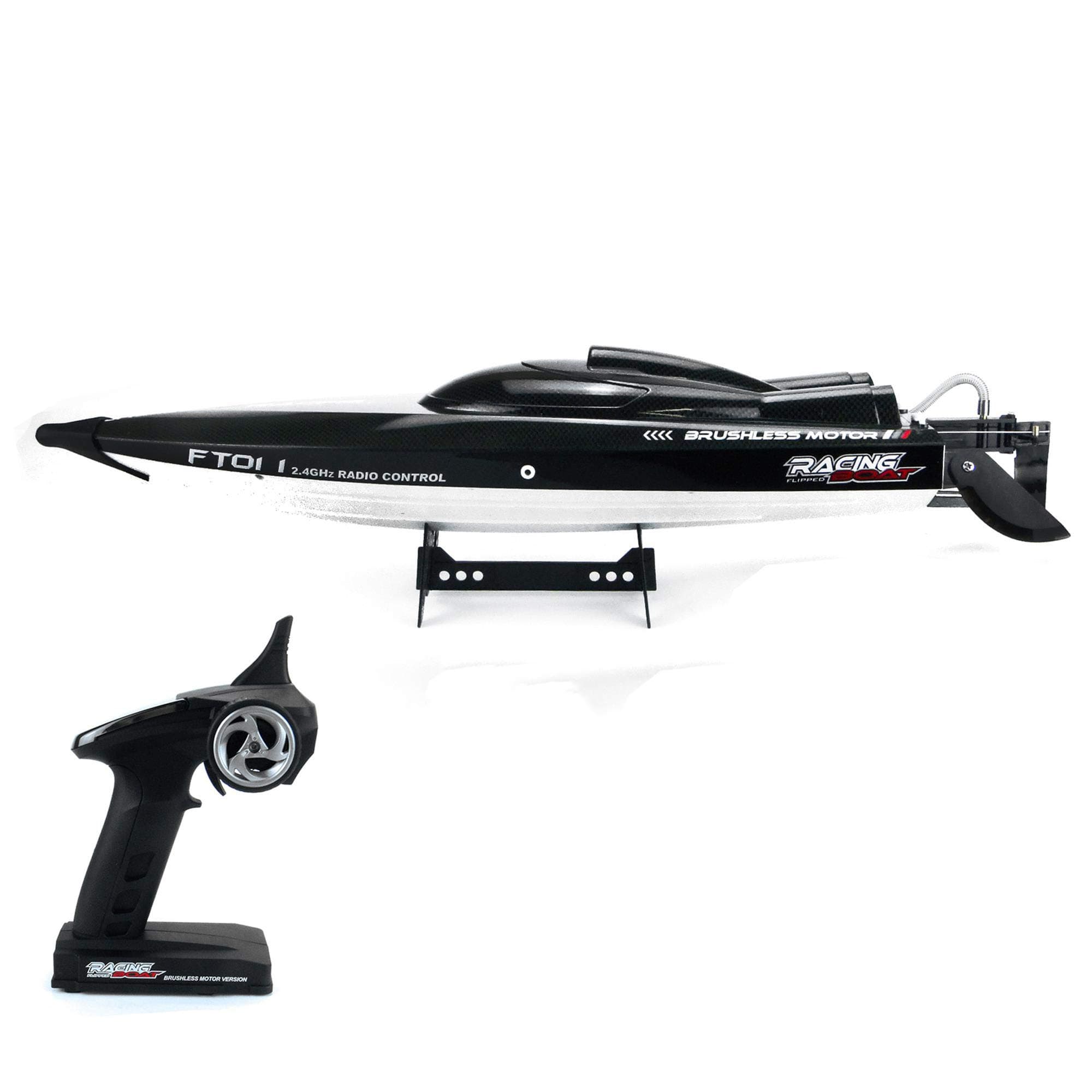efaso Brushless Racing Boat Feilun 2.4 GHz 4 Channel RC Speedboat FT011 with 65 cm Body Length