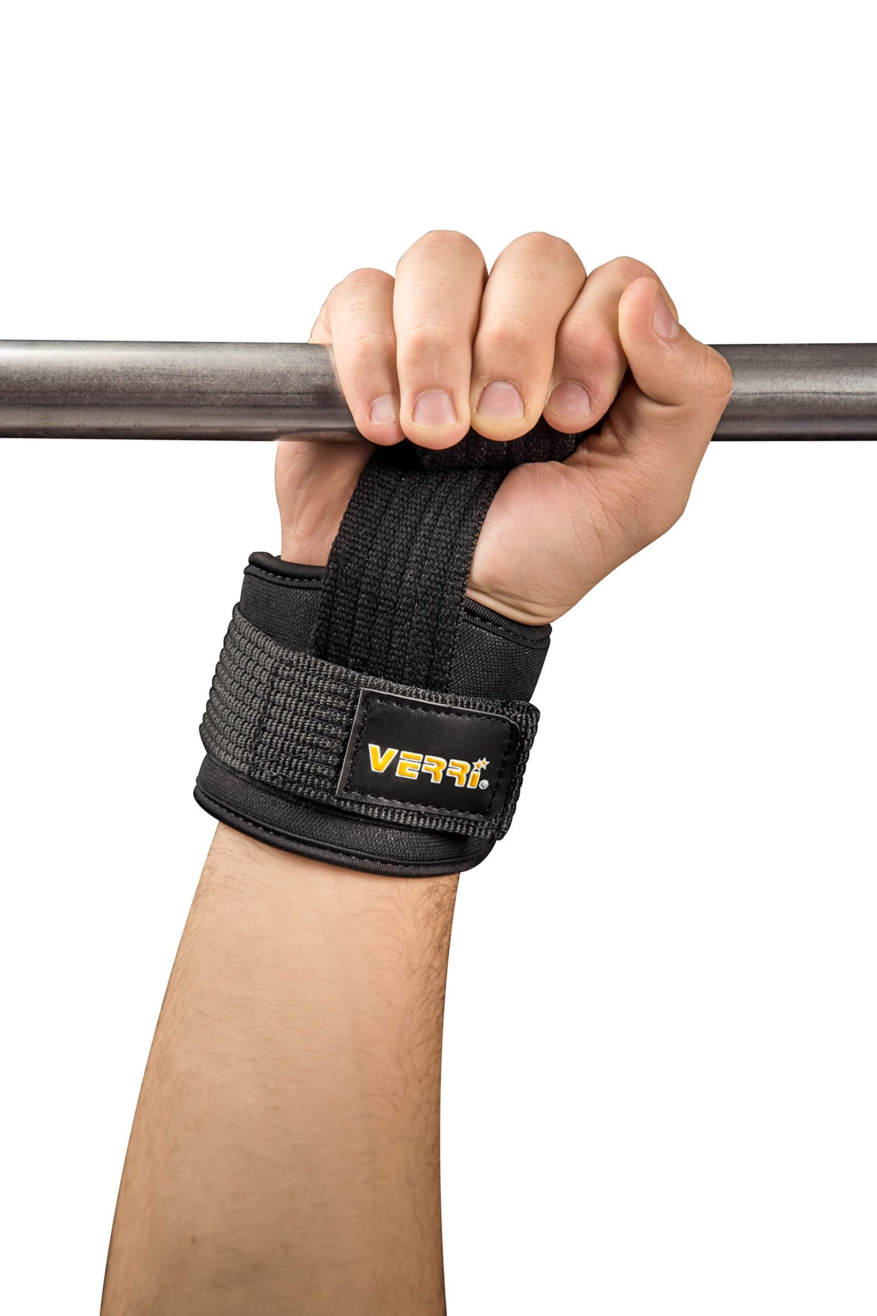 Verri Lifting Straps with Wrist Support That Provide Safety and Protection in Weightlifting, Gym Training, Workouts, Routines