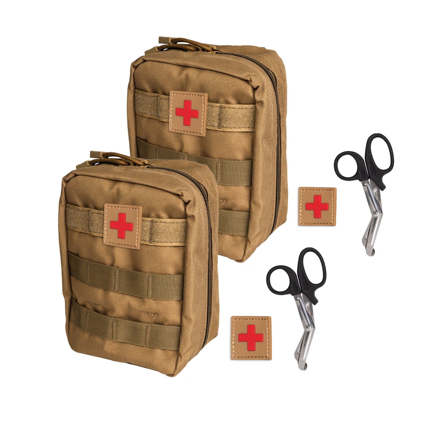 Krisvie Rip-Away EMT Pouch Pouch Molle Pouch First Aid Kit Utility Pouch 1000D Nylon