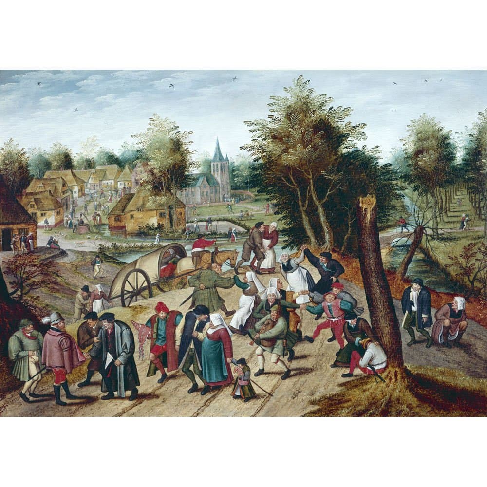 Return from the Kermesse, Pieter Brueghel the Younger