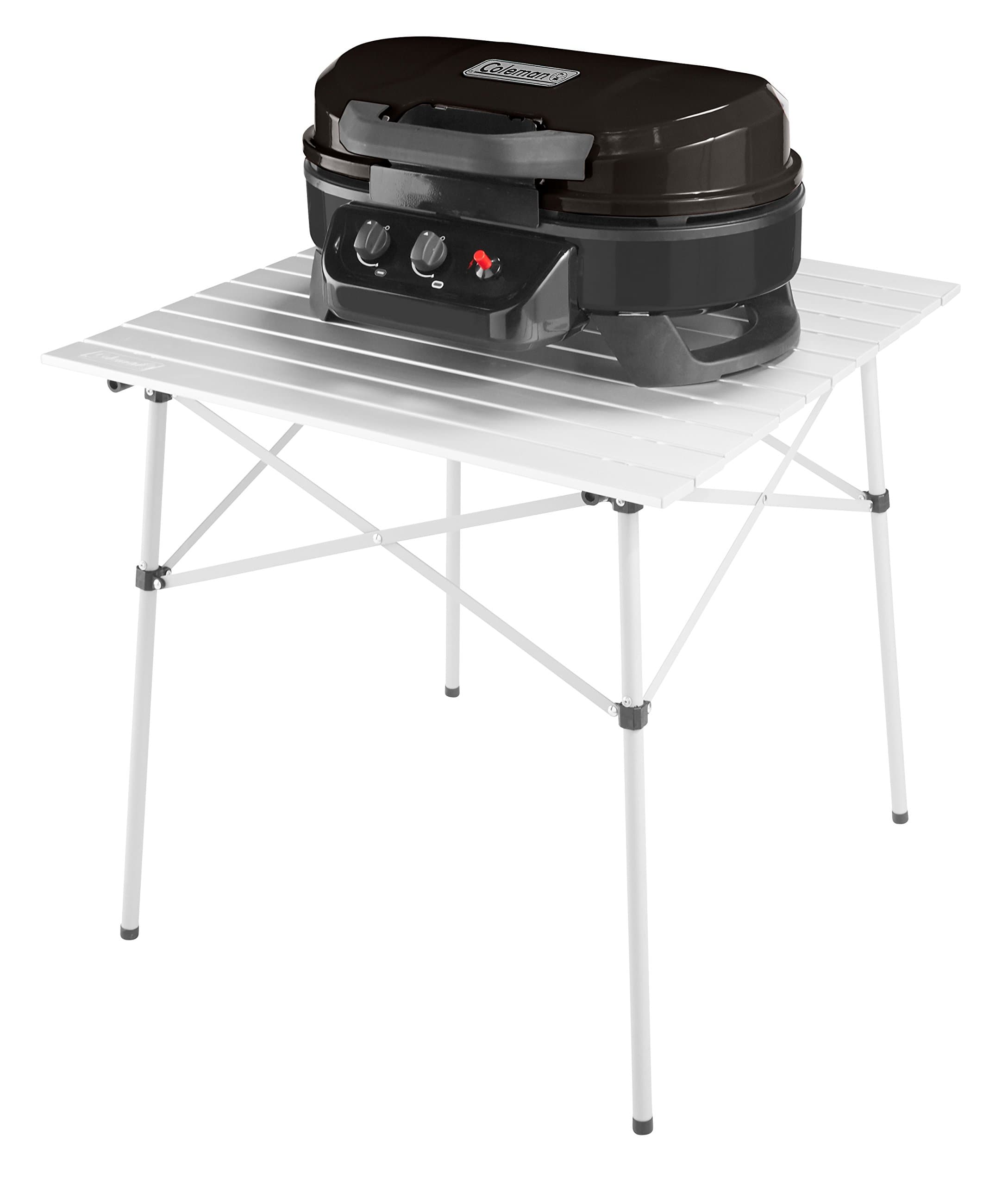 RoadTrip 225 Portable Tabletop Grill, 2-Burner Gas Grill with Matchless Ignition & Adjustable Temperature Control, 11,000 BTUs of Power for Grilling, Tailgating, Camping, BBQ, & More