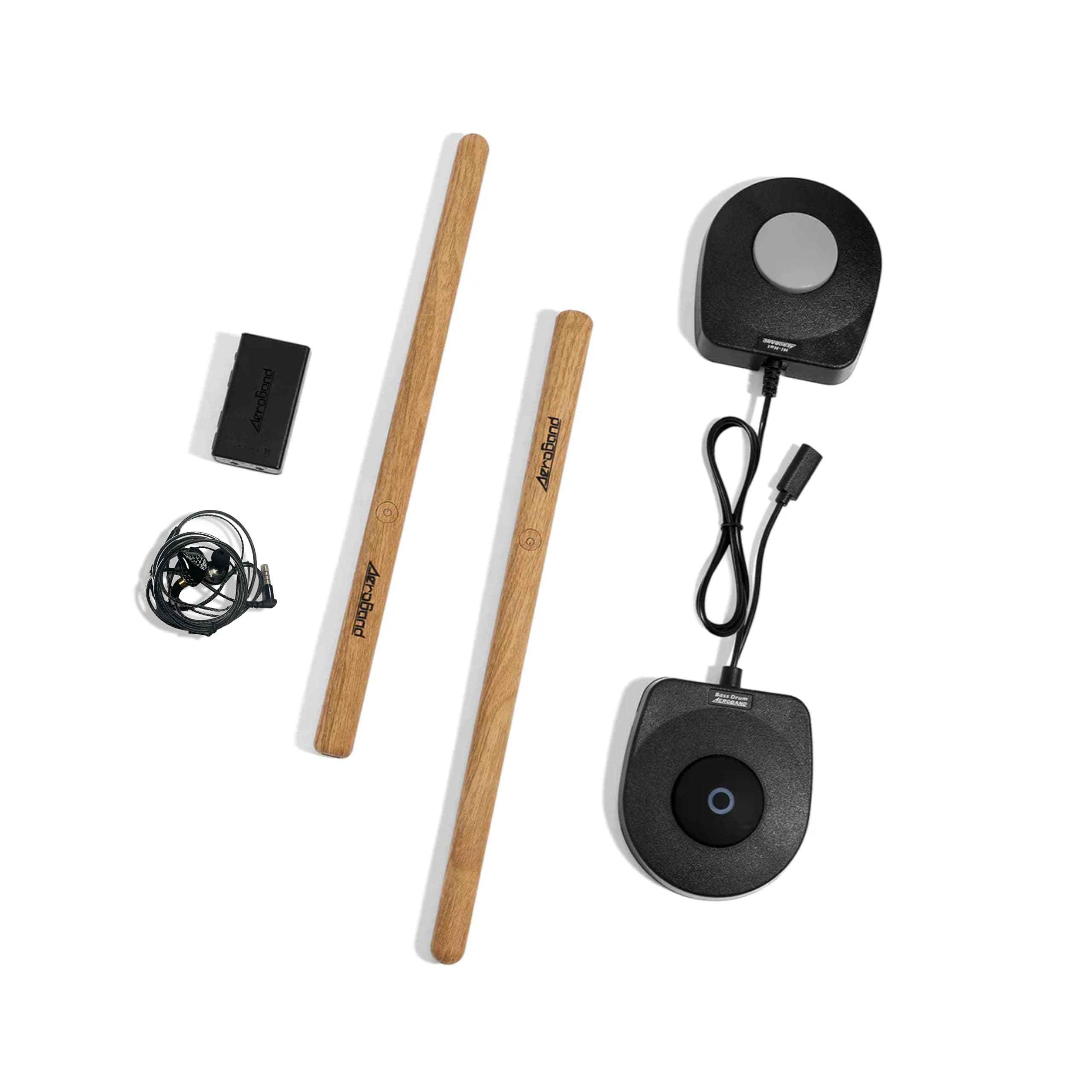 AeroBand Electronic Drum Set PocketDrum2 MAX(2024 Version), Air Drum Sticks & Pedals & Bluetooth Adapter, Play Drum Anywhere Anytime, 8 Tones and USB Midi Kids Adult Drummer Gift (Earphone Included)