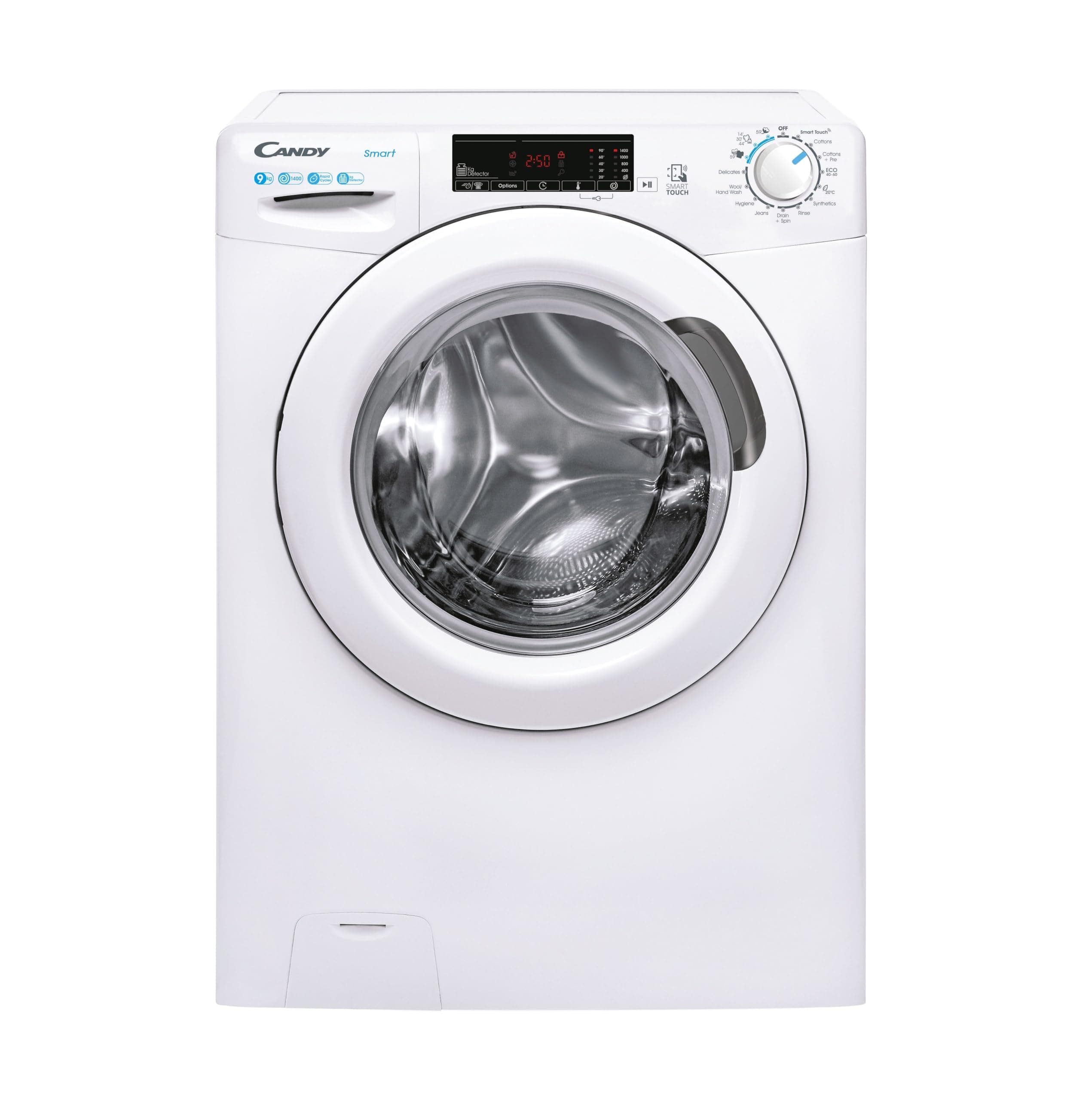 Candy CS149TW4/1-80 9kg Freestanding Washing Machine with 1400 rpm - White - B Rated [Energy Class B]