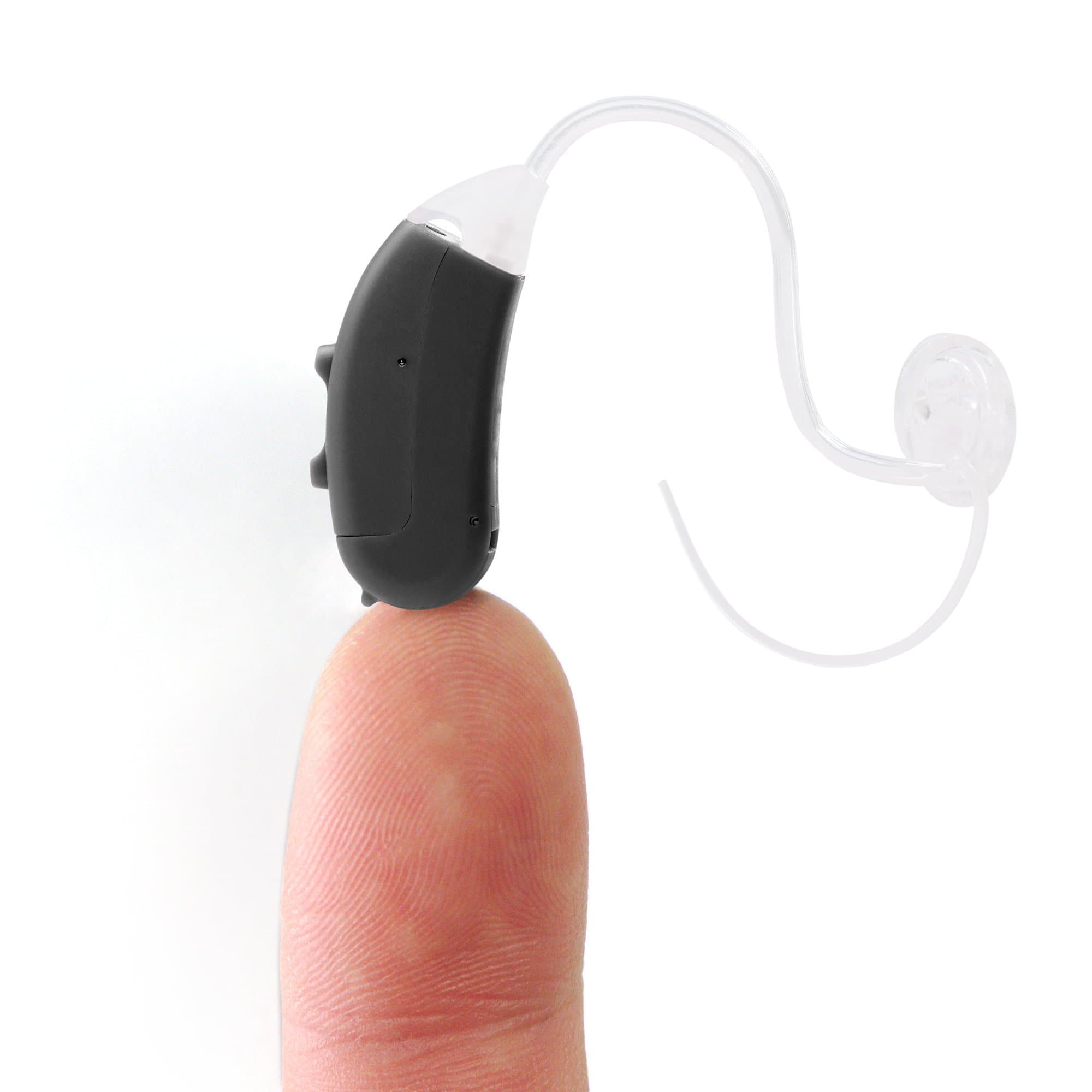 Empower Boost Left Ear Hearing Amplifier Clean Digital Amplification Doctor and Audiologist Designed to Aid Hearing with Volume Control, Graphite