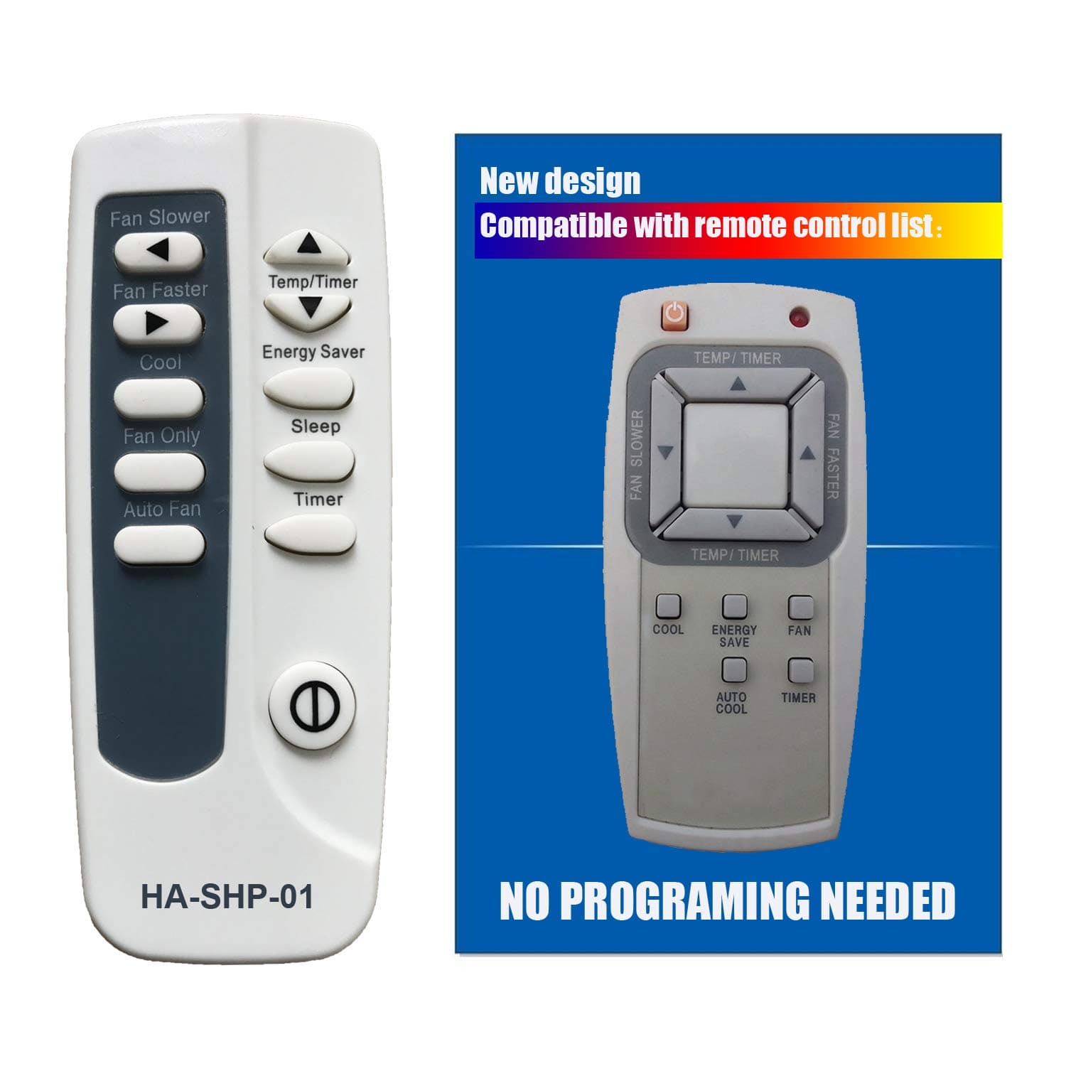 Replacment for Sharp Air Conditioner Remote Control 9JM203355091093 for AF-Q100PX AF-Q120PX AF-Q60PX AF-Q80PX AF-S100PX AF-S100RX AF-S120PX AF-S120RX AF-S125PX AF-S125RX AF-S60PX AF-S60RX AF-S80PX