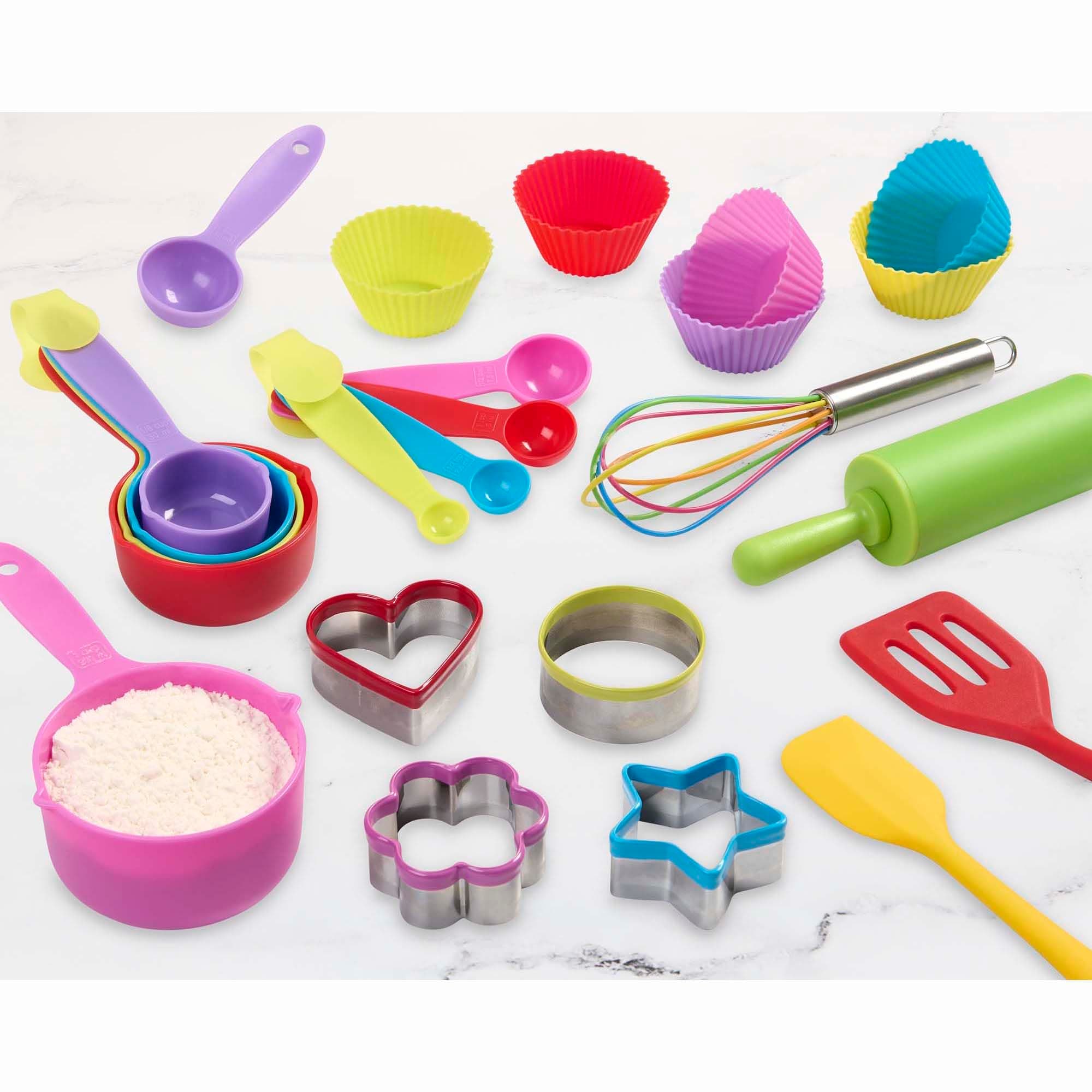 Mrs. Anderson's Baking Kids Set, Food Safe, Professional Materials, 24-Piece Set