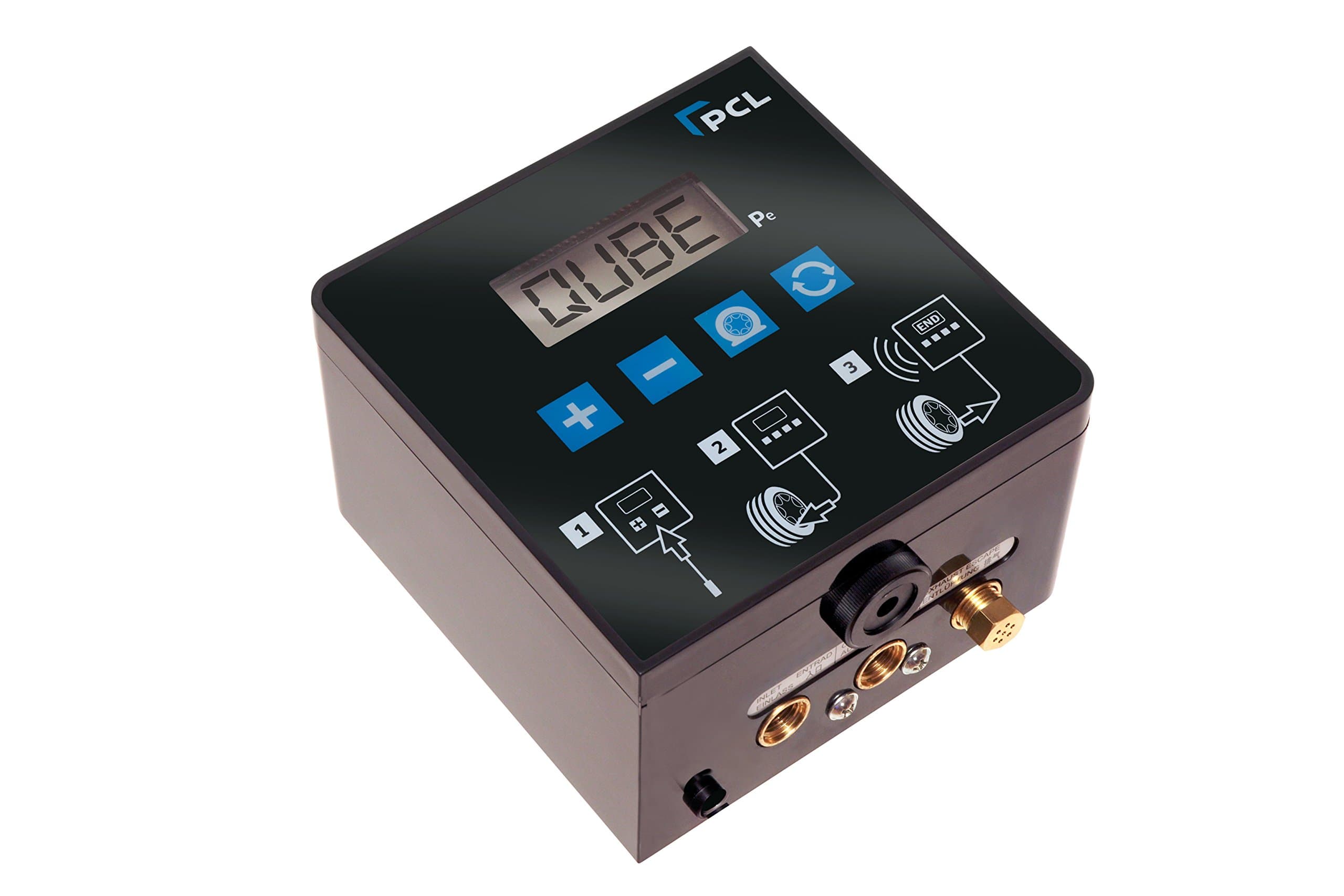 PCL - ACCURA QUBE 4 Mini Automatic Tire Inflator (16' Hose with Single Lock-On Chuck)