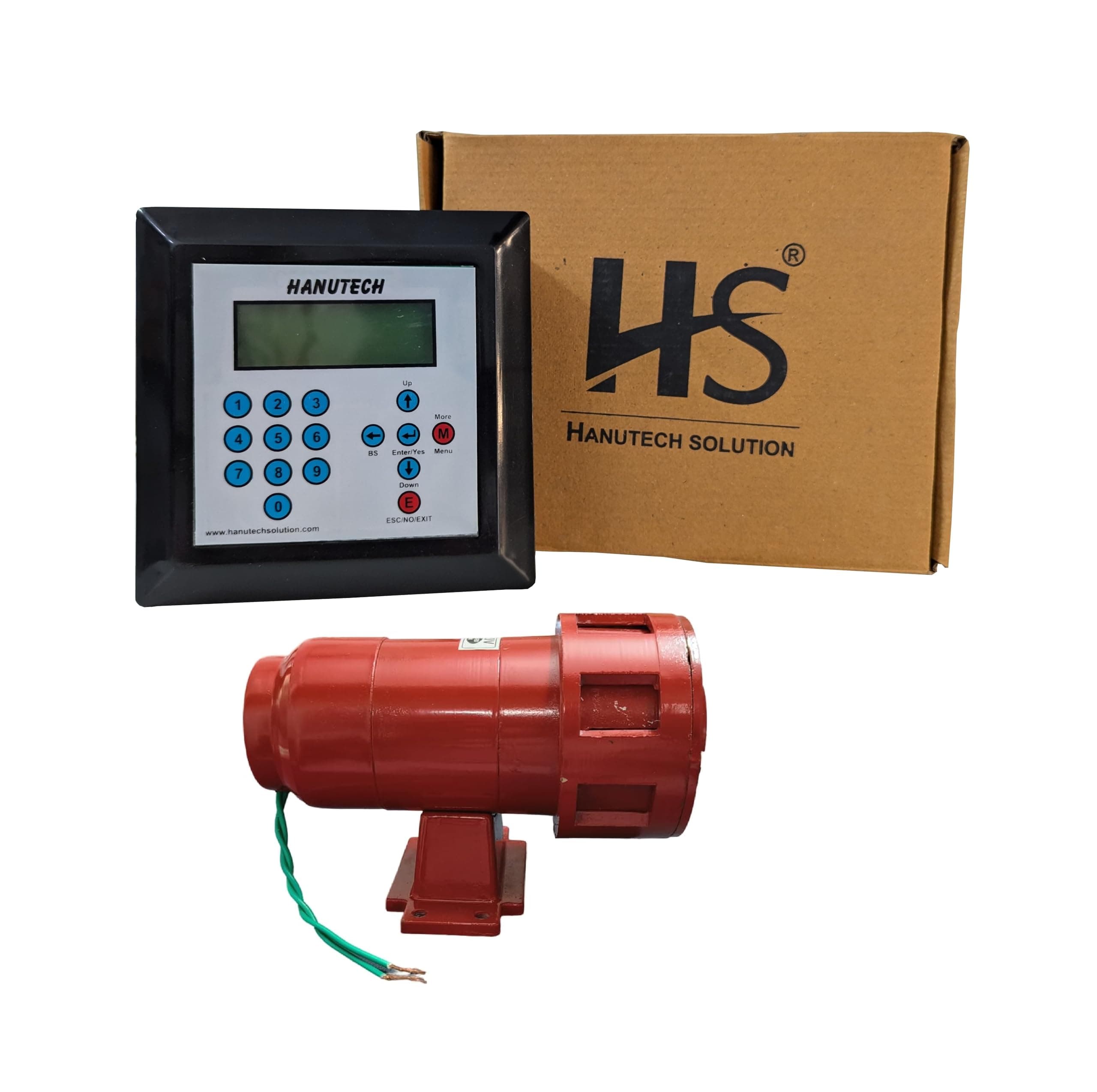 Hanutech Multipurpose Automatic School Bell Management System with Factory Siren 220VAC Industrial Hooter Upto 1KM Range for School Collages & Offices