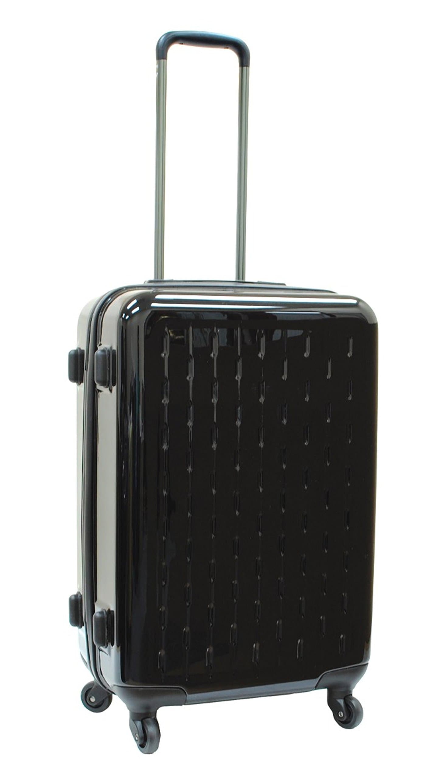 Samboro Celebrity PC Spinner Lightweight Luggage 18" Upright Trolley - BLACK
