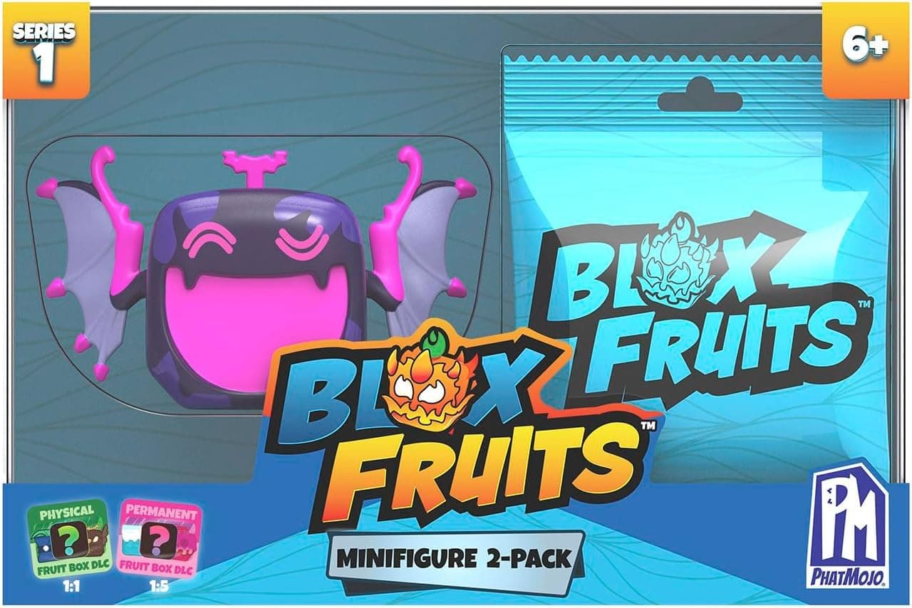 Blox Fruits Collectable Mini Figure 2PK, [Multiplecolorsrelatedtobloxfruitstheme]