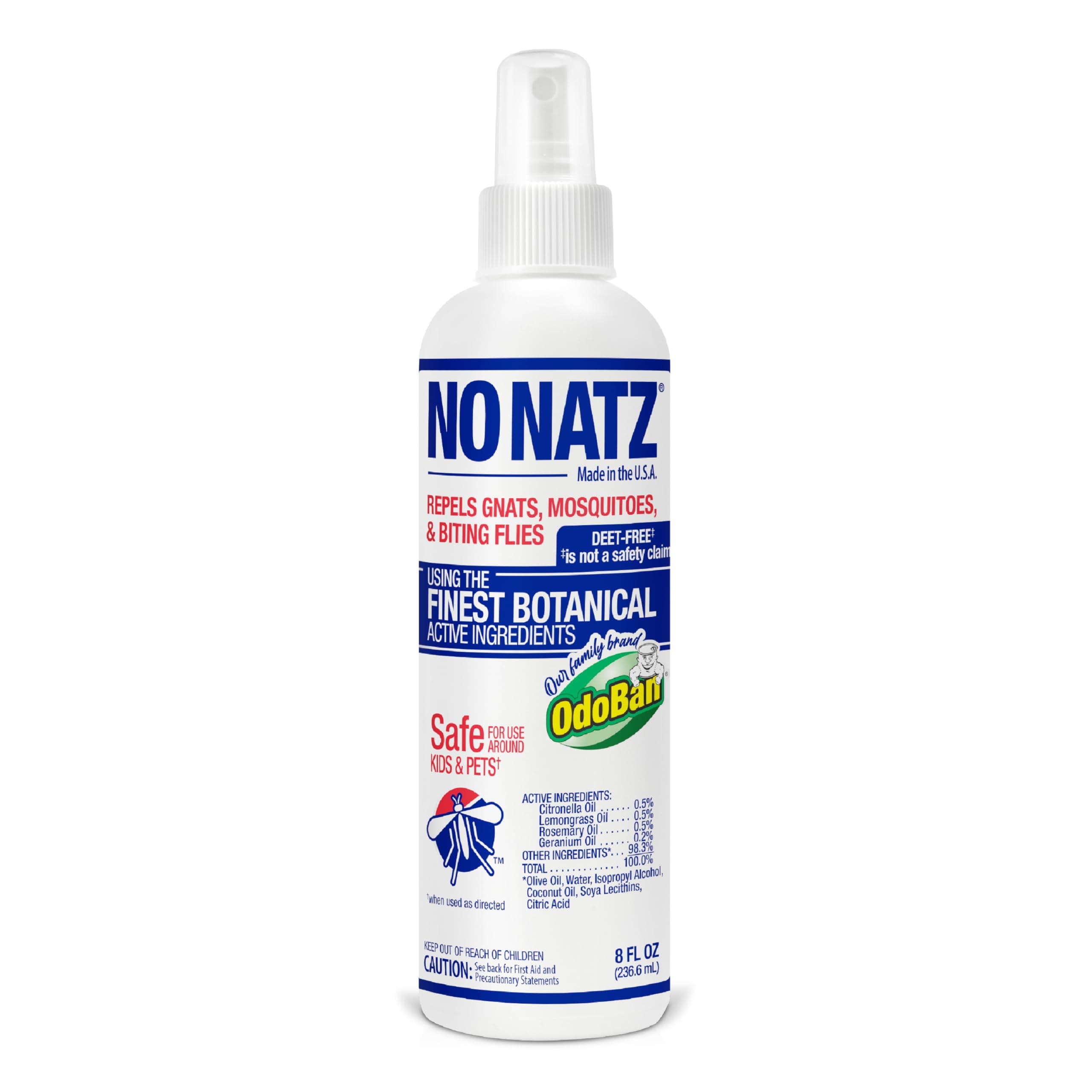 No Natz Botanical Insect Repellent, DEET Free