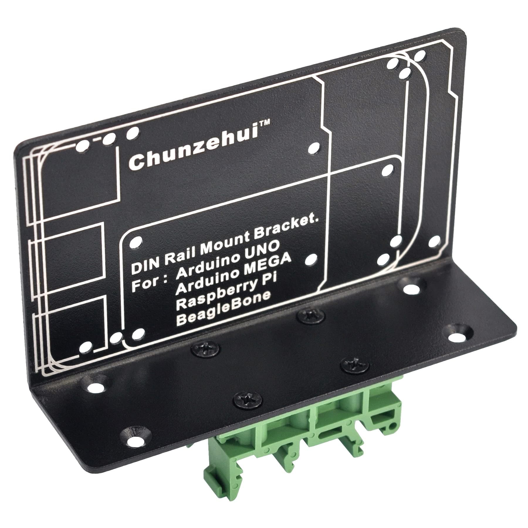- DIN Rail Mount Bracket for Raspberry Pi 1A+ 1B+ 2B 3B 3B+ 4B 5 Zero UNO Mega-2560 BeagleBone Black