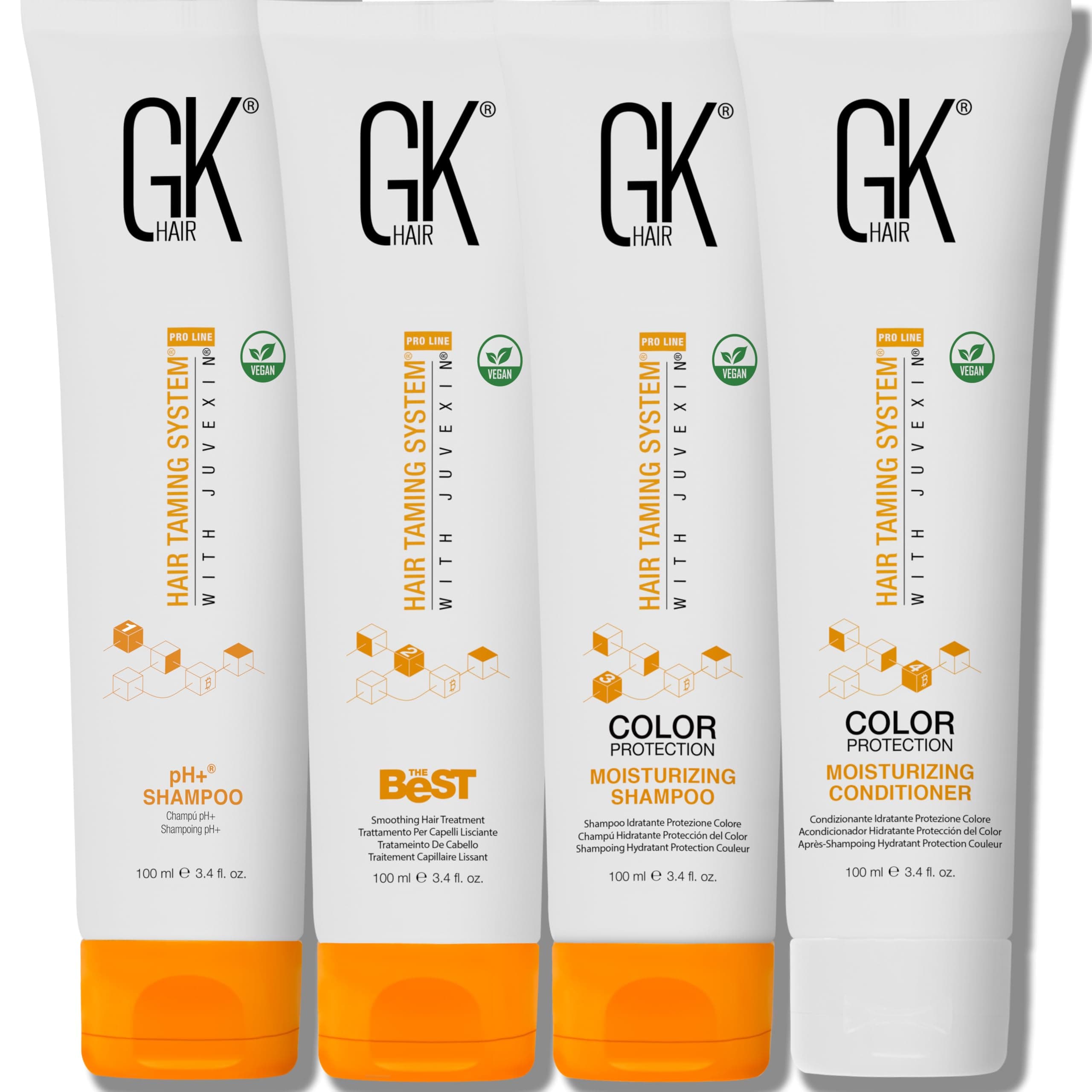 Global Keratin The Best Smoothing Keratin Treatment Kit (3.4 Fl Oz/100ml) Professional Brazilian Complex Blowout Straightening For Silky Smooth & Frizzy Hair