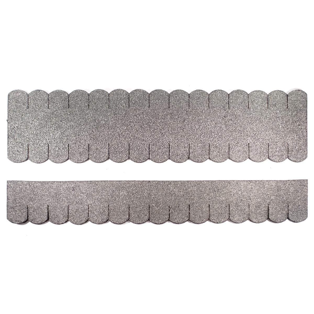 Martinshof Rothenburg Diakoniewerk Mini Roof Shingles Beaver Tail Set Small 49.5x7cm Grey 60"