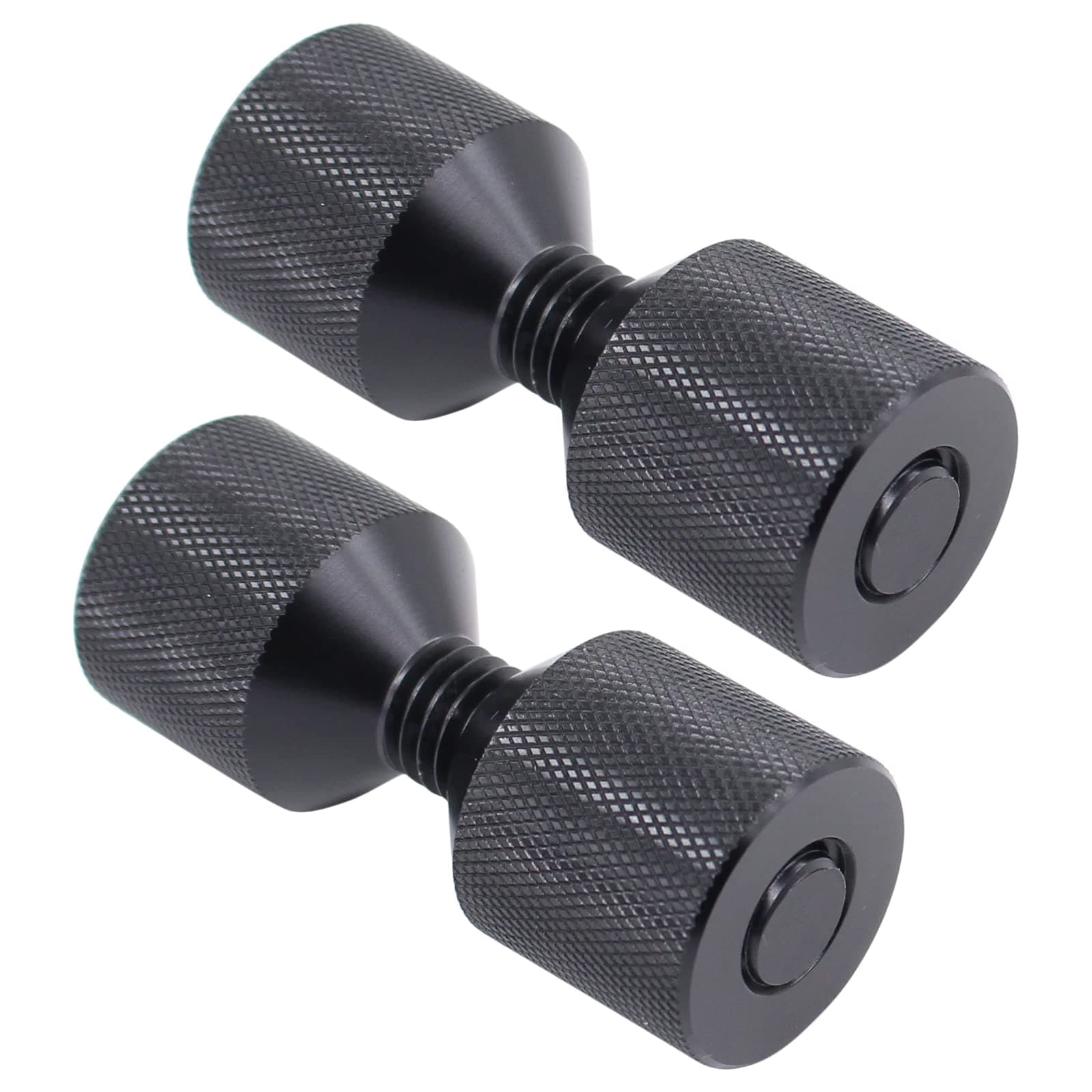 HouYeen 1-1/8'' 2 Hole Flange Alignment Pin Align Pipe for For 1/2''–14'' 150LB Flange Anodized Black Pack of 2