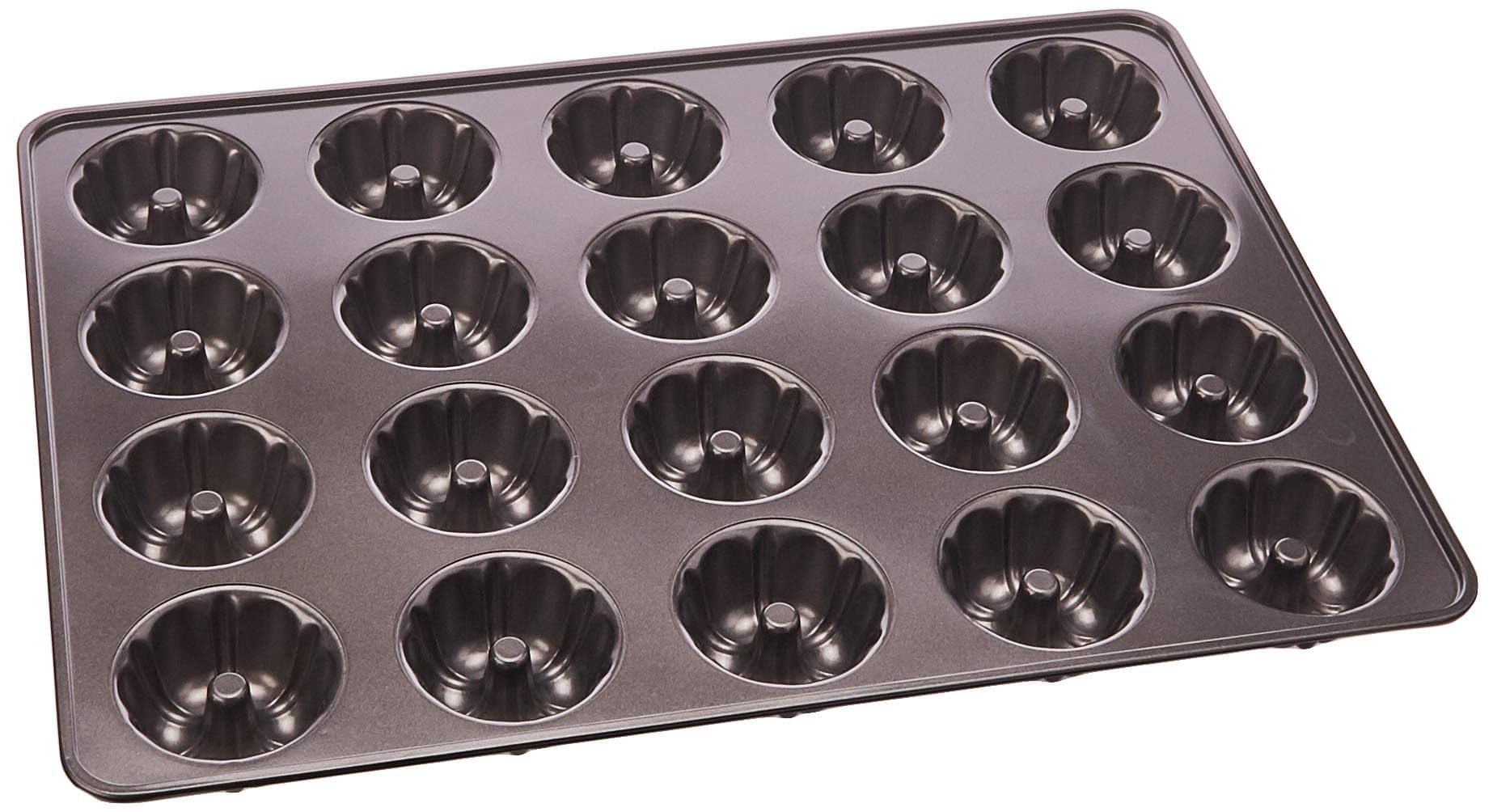 2105 6966 Non Stick Mega Muffin and Cupcake Cup Baking Pan 21 X 25 1706, Grey