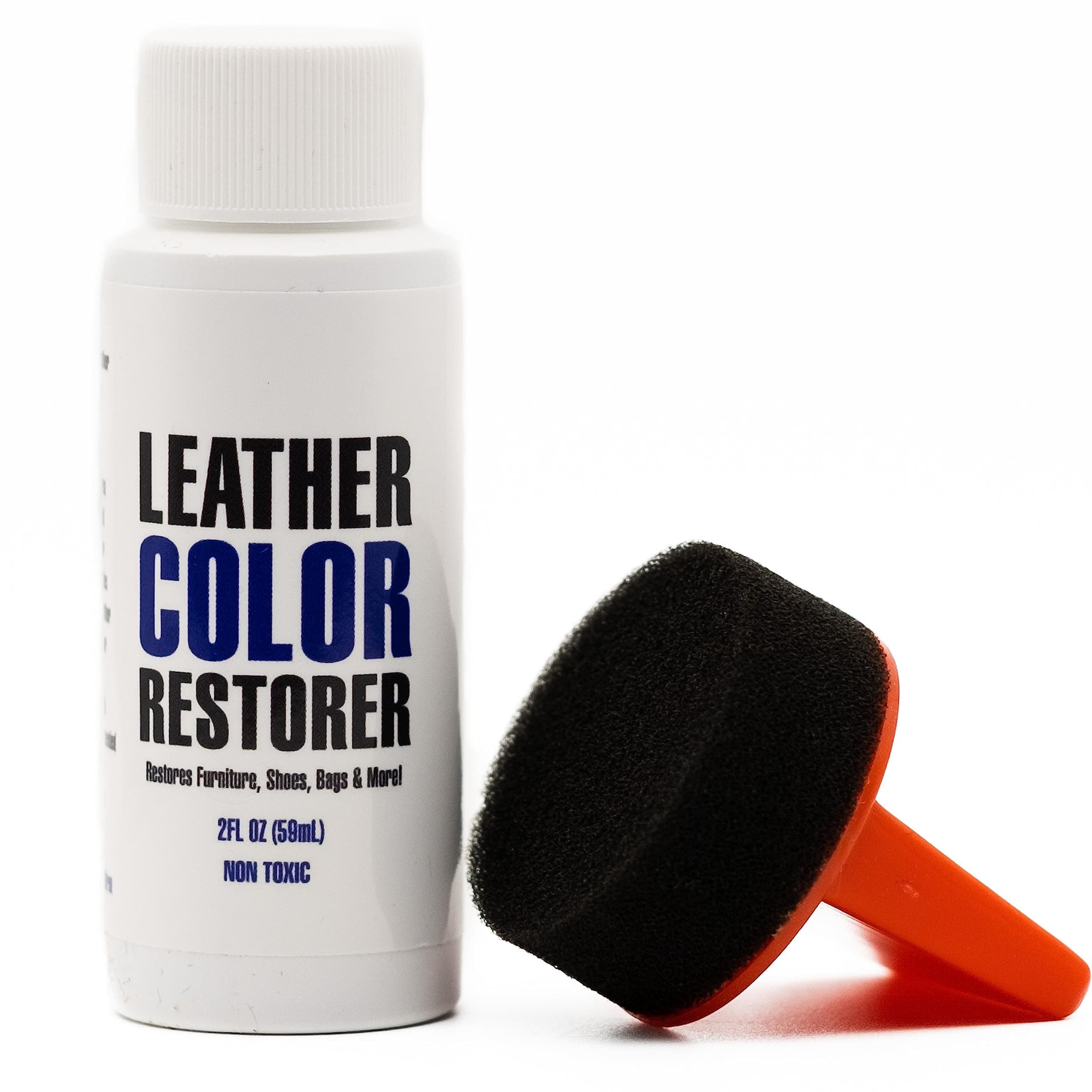 Leather Hero Leather Color Restorer & Applicator- Refinish, Repair, & Renew Leather & Vinyl Sofa, Purse, Shoes, Auto Car Seats, Couch 2oz (Beige)