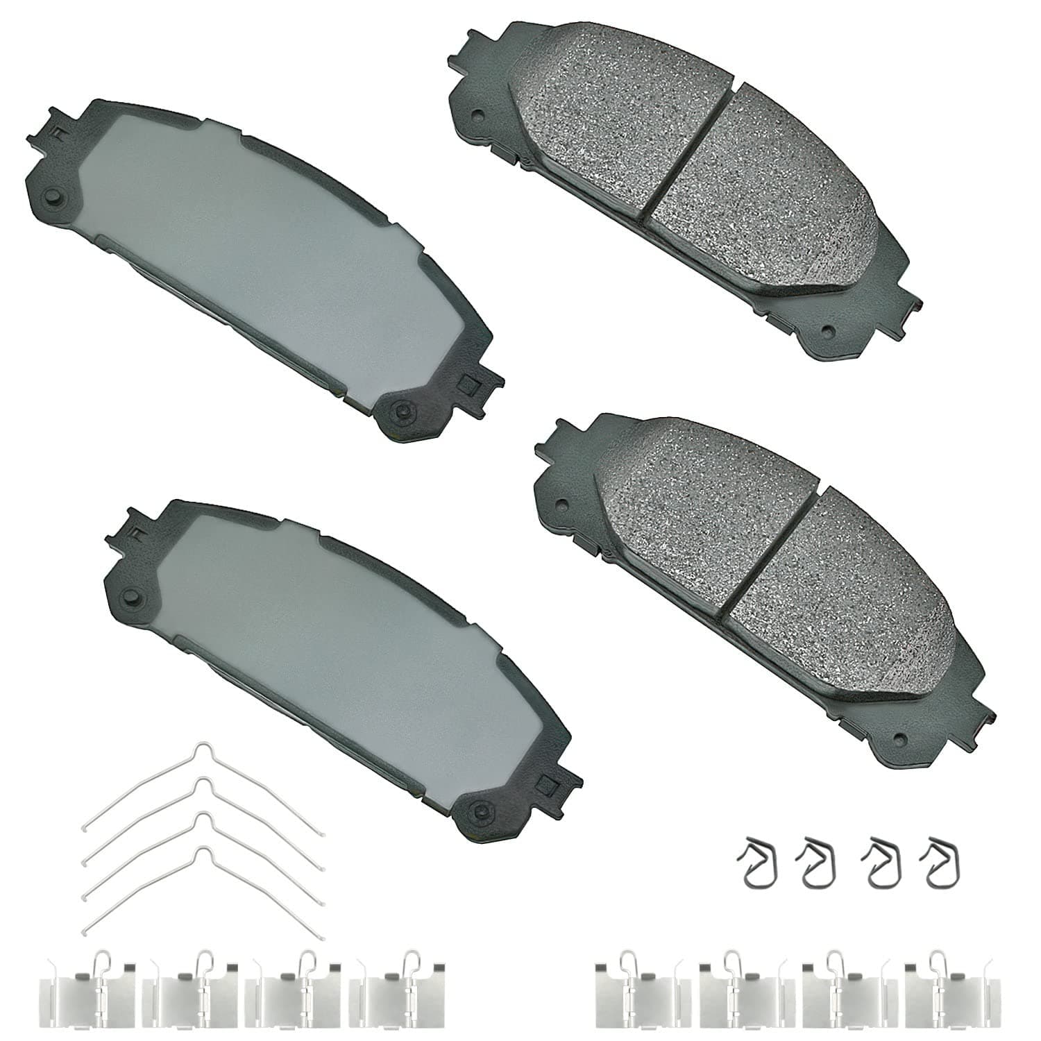 Akebono-ACT1324A Ultra-Premium Ceramic Front Disc Brake Pads