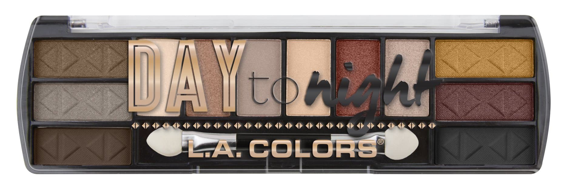 Day To Night 12 Color Eyeshadow Palette, Sundown, 0.28 oz. (CES430), Powder