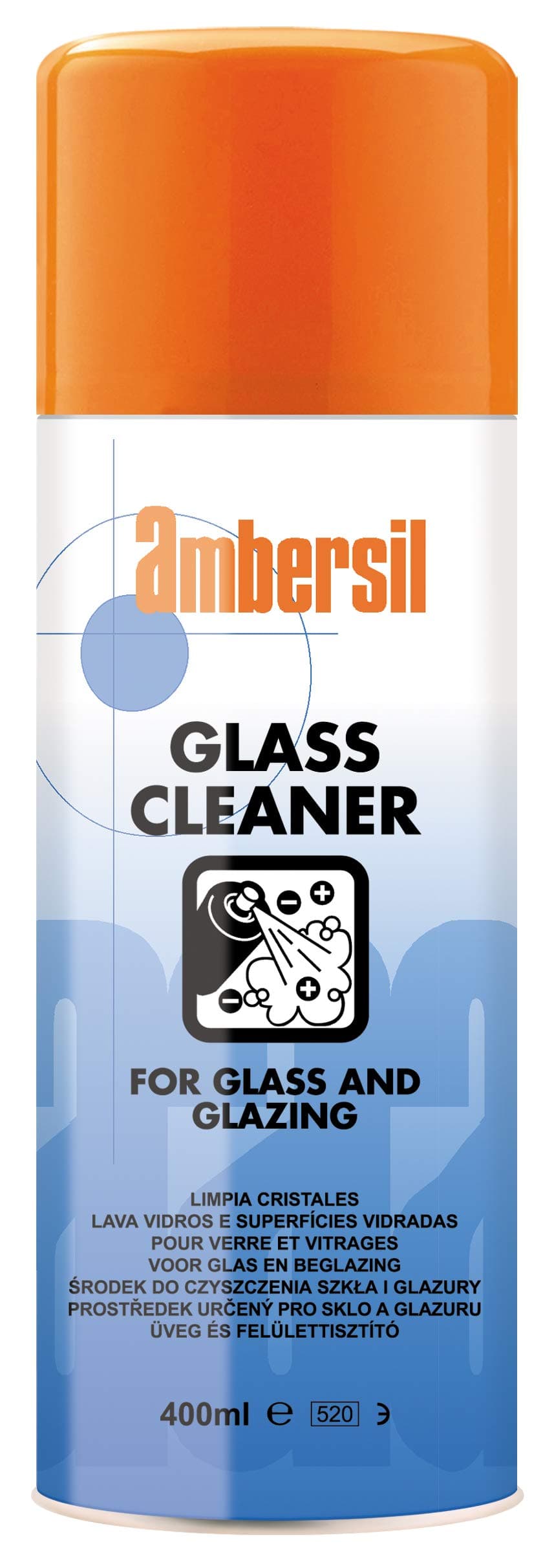 Ambersil 31596 Highly Effective Glass Cleaner - for Glass & Glazing 400ml
