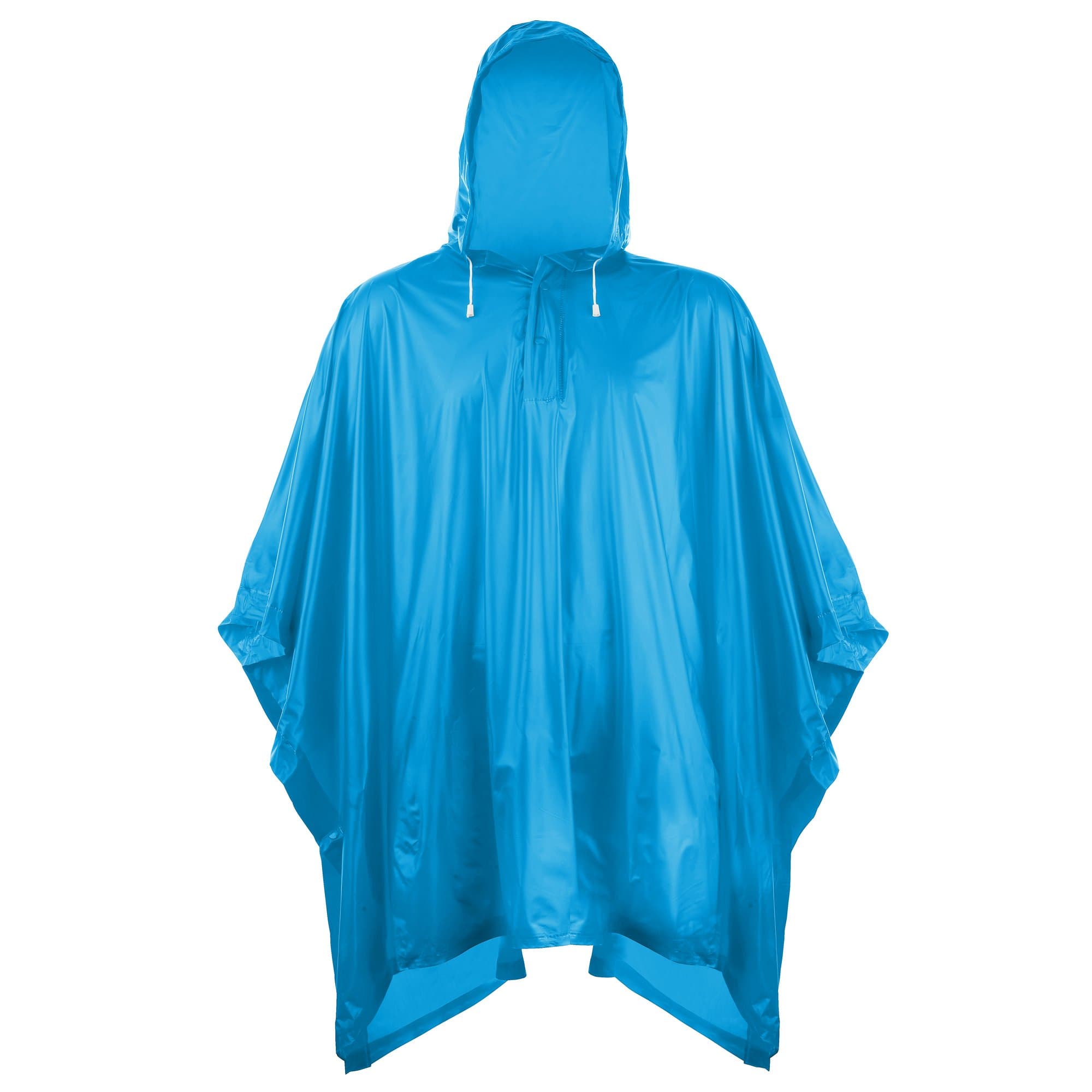 Unisex Adults Plastic Poncho / Rain Mac (One Size) (Sapphire)