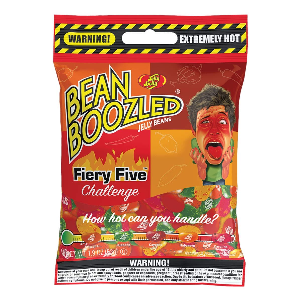 BeanBoozled Fiery Five Bag - 1.9 oz - Genuine, Official, Straight from the Source