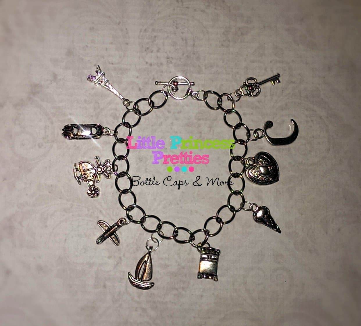 Charm Bracelet Fifty Shades Inspired FSOG Ana's Birthday Gift Replica Bracelets