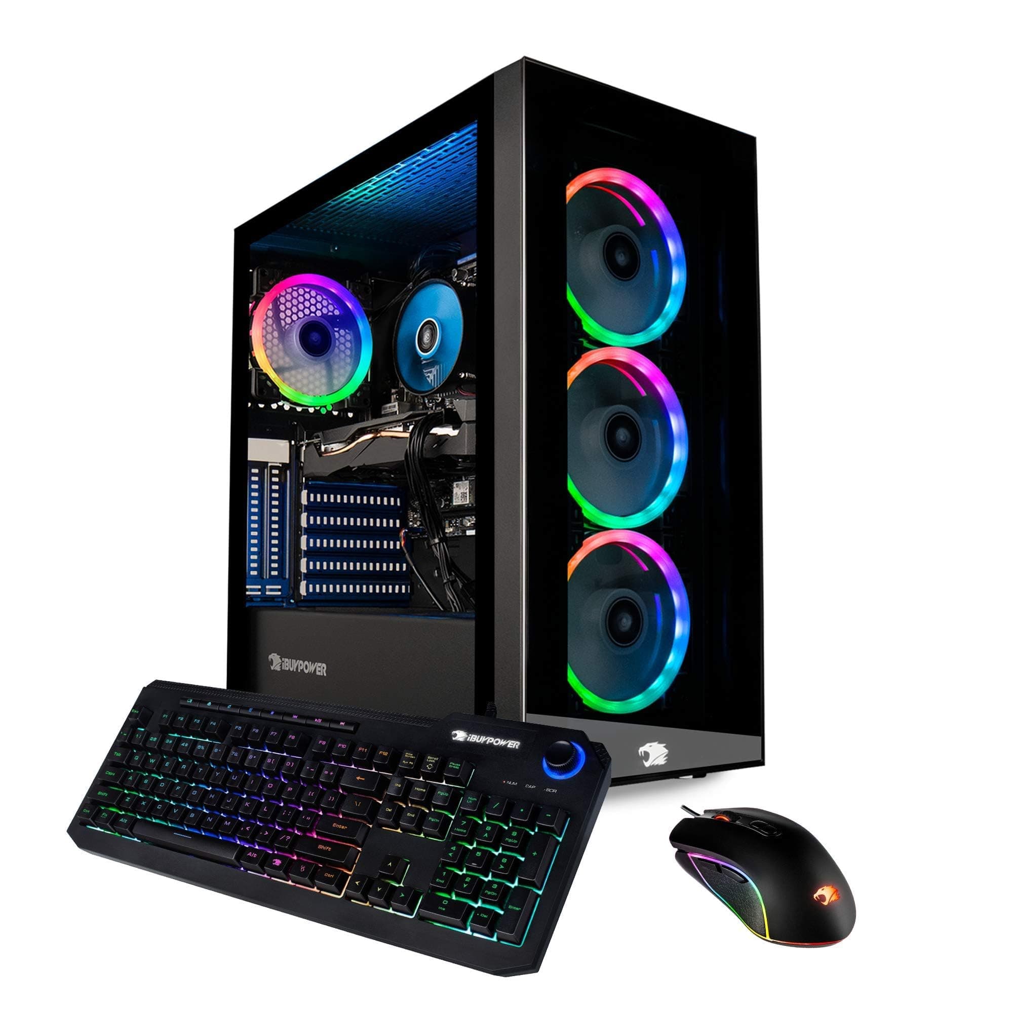 Gaming PC Computer Desktop Element 9260 (Intel Core i7-9700F 3.0Ghz, NVIDIA GeForce GTX 1660 Ti 6GB, 16GB DDR4, 240GB SSD, 1TB HDD, Wi-Fi & Windows 10 Home) Black