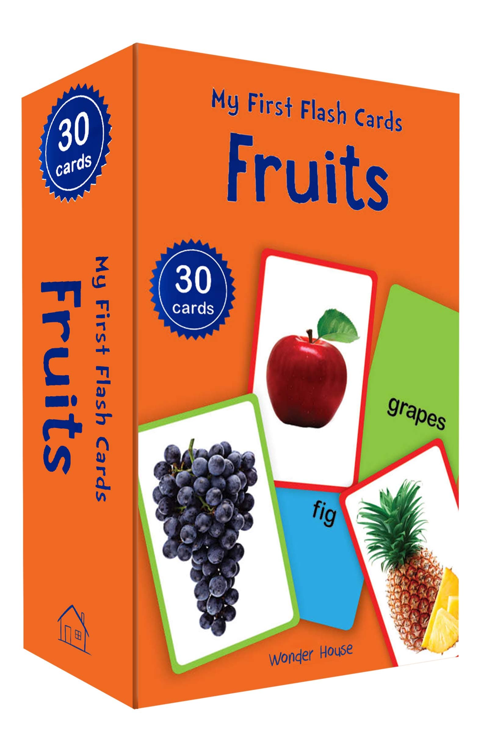 My First Flash Cards Fruits : 30 Early Learning Flash Cards For Kids