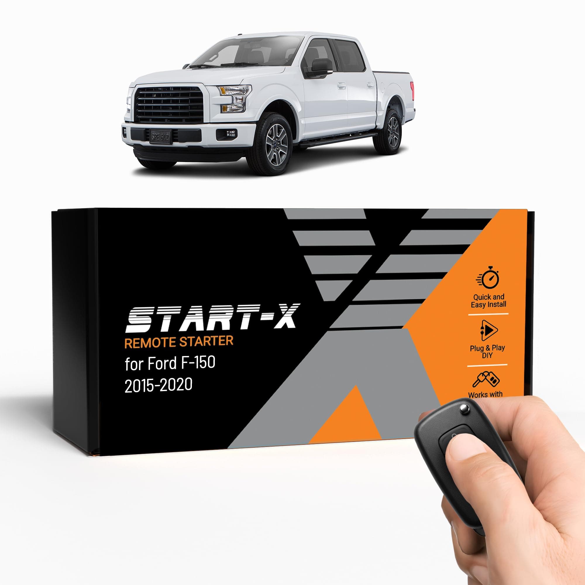 Start-X Remote Start kit For F150 F-150 2015-2020 & Select Fords || Lock 3X to Start Your Truck || Remote Start Settings Enabled || Plug N Play Remote Starter Kit