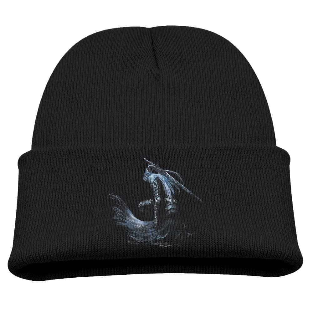 Kids Dark Souls III Board Game Hipster Beanie Hat Black Apparel