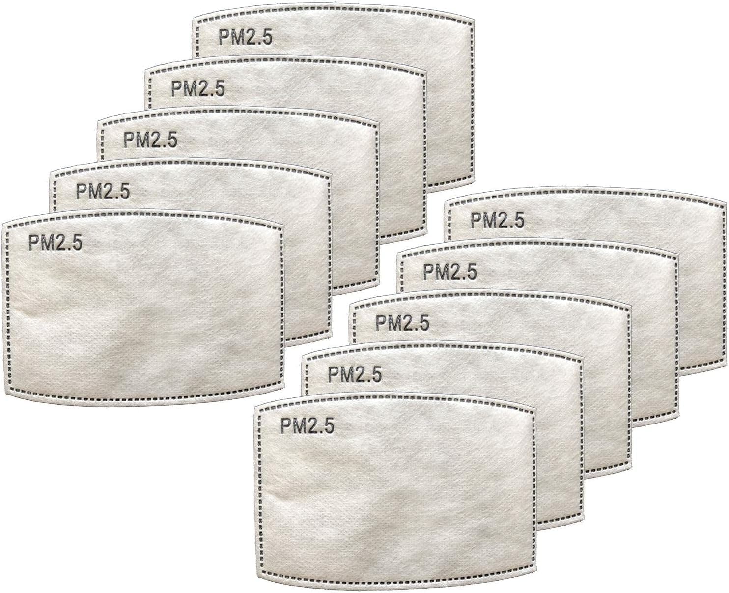 20 x PM2.5 Filter Replacement - Activated Carbon Filter - 5 Layers - Skootway - Protective Face Mask Filter