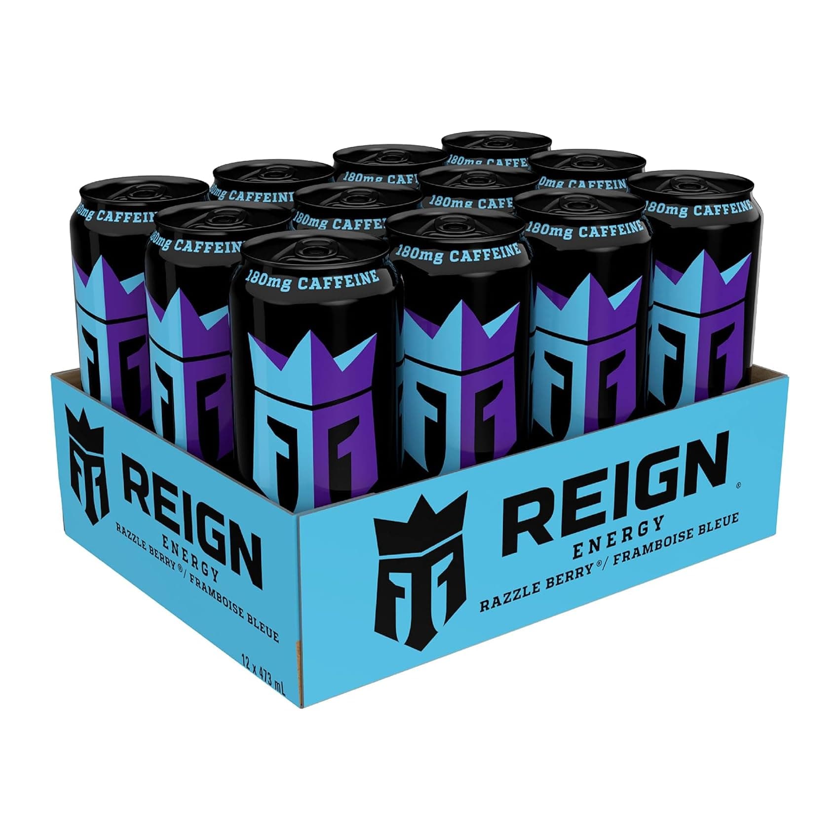ReignBody Fuel fitness & Performance Drink, Razzle Berry 12 count