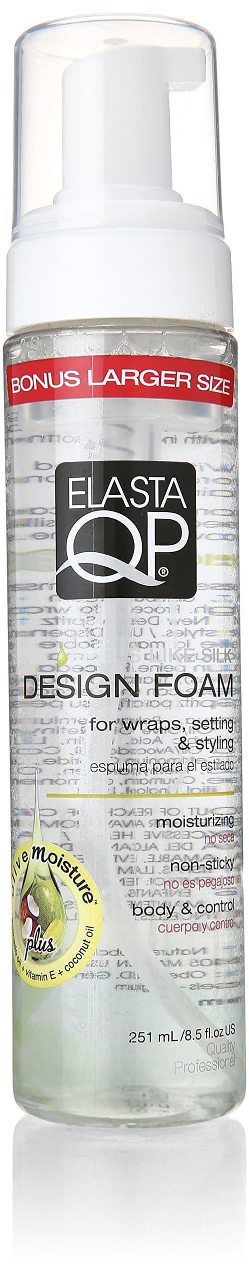 Elasta QP Elasta Care Feels Like Silk Design Foam for Unisex, 8.5 Ounce